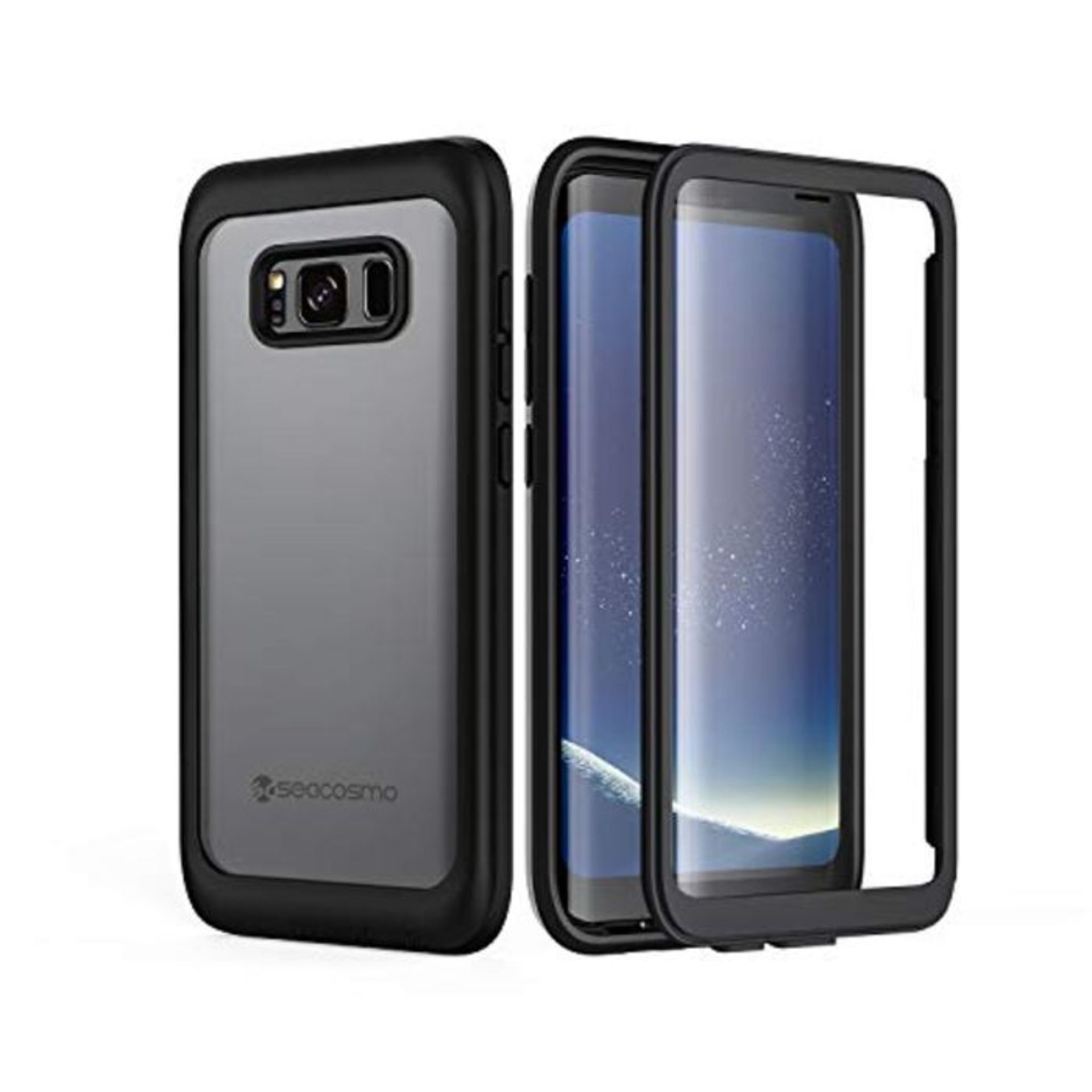 seacosmo Samsung S8 Case Shockproof, Galaxy S8 Case with Screen Protector Full Body 36