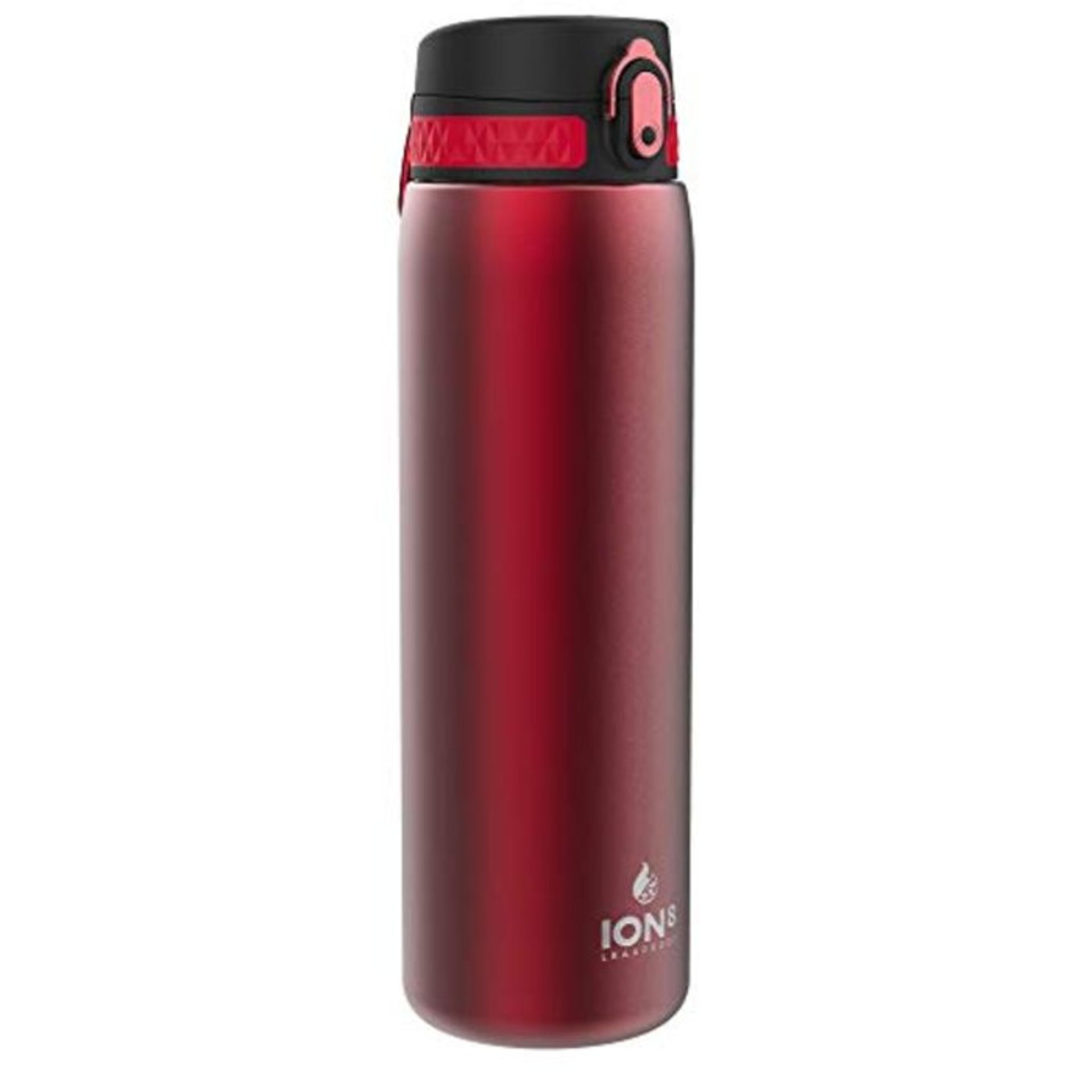 Ion8 Borraccia Termica 1 Litro Acciaio Inox, Senza Perdite, Rosso