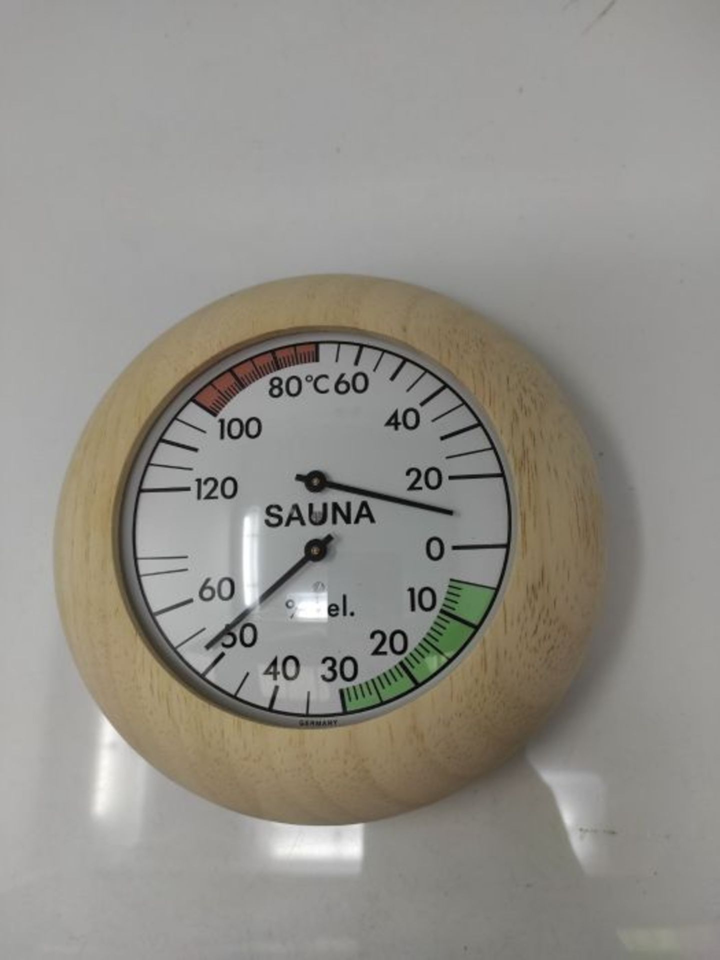 Blooming Weather 40.102800000000002 Sauna Thermometer and Hygrometer - Wood - Image 3 of 3