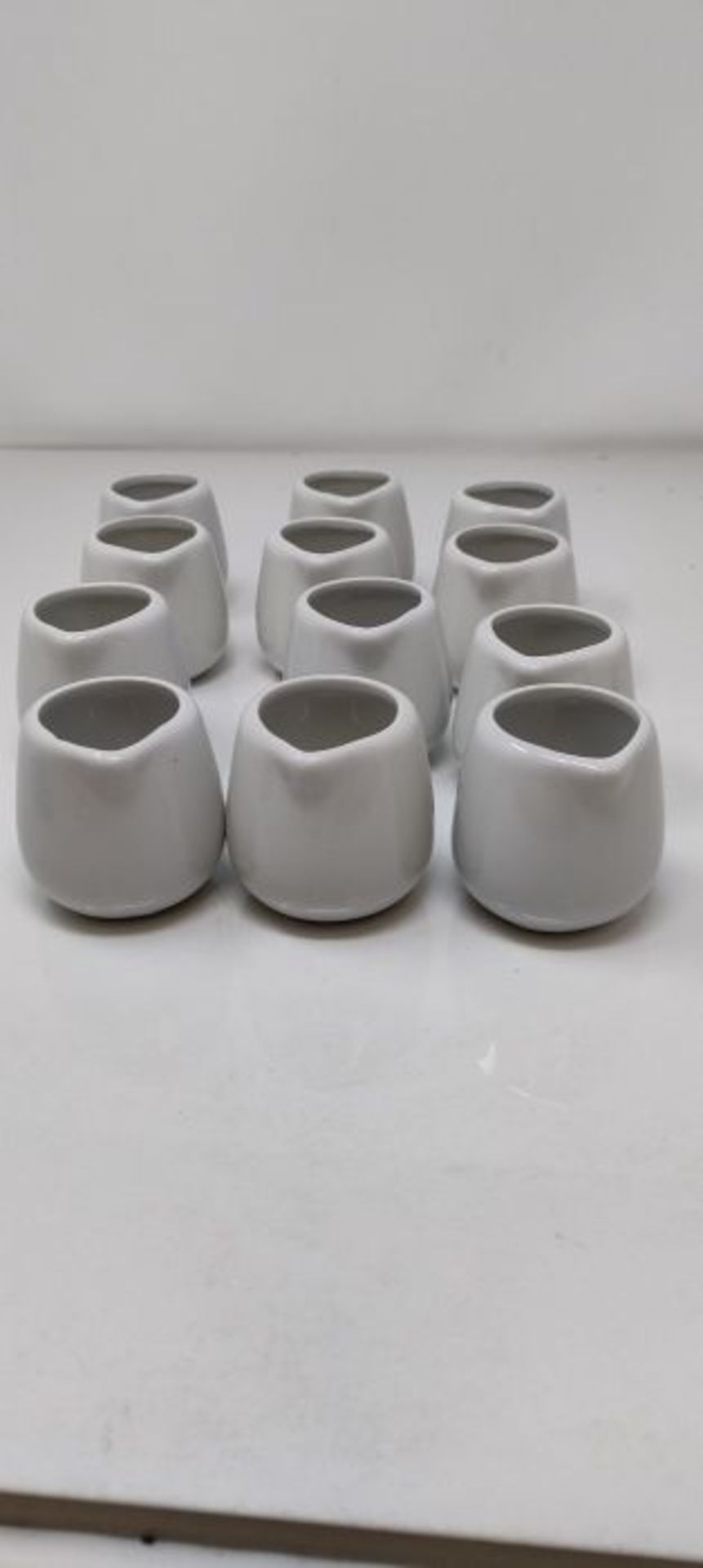 Olympia White Ware Cream and Milk Jugs 43Ml 15Oz Mug Cup Creamer Pitcher 12pc - Image 3 of 3