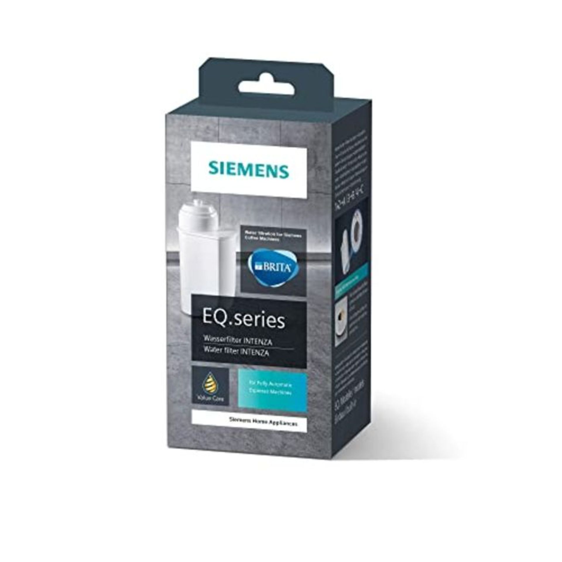 Siemens TZ70003 Water Filter for Espresso Machine TK7 Pack of 1 White