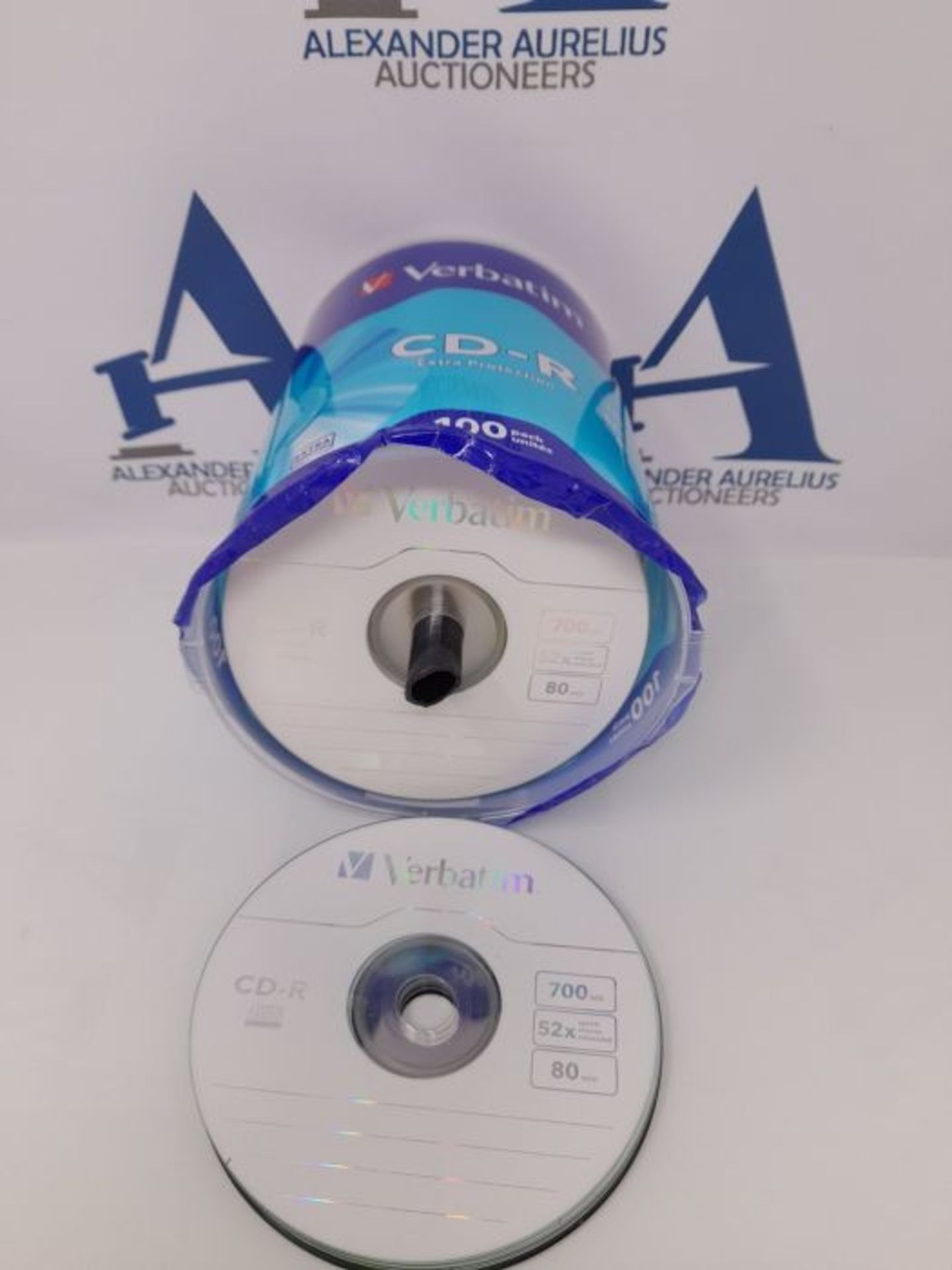 Verbatim CD-R 52x 700MB, confezione da 100 - Image 2 of 3