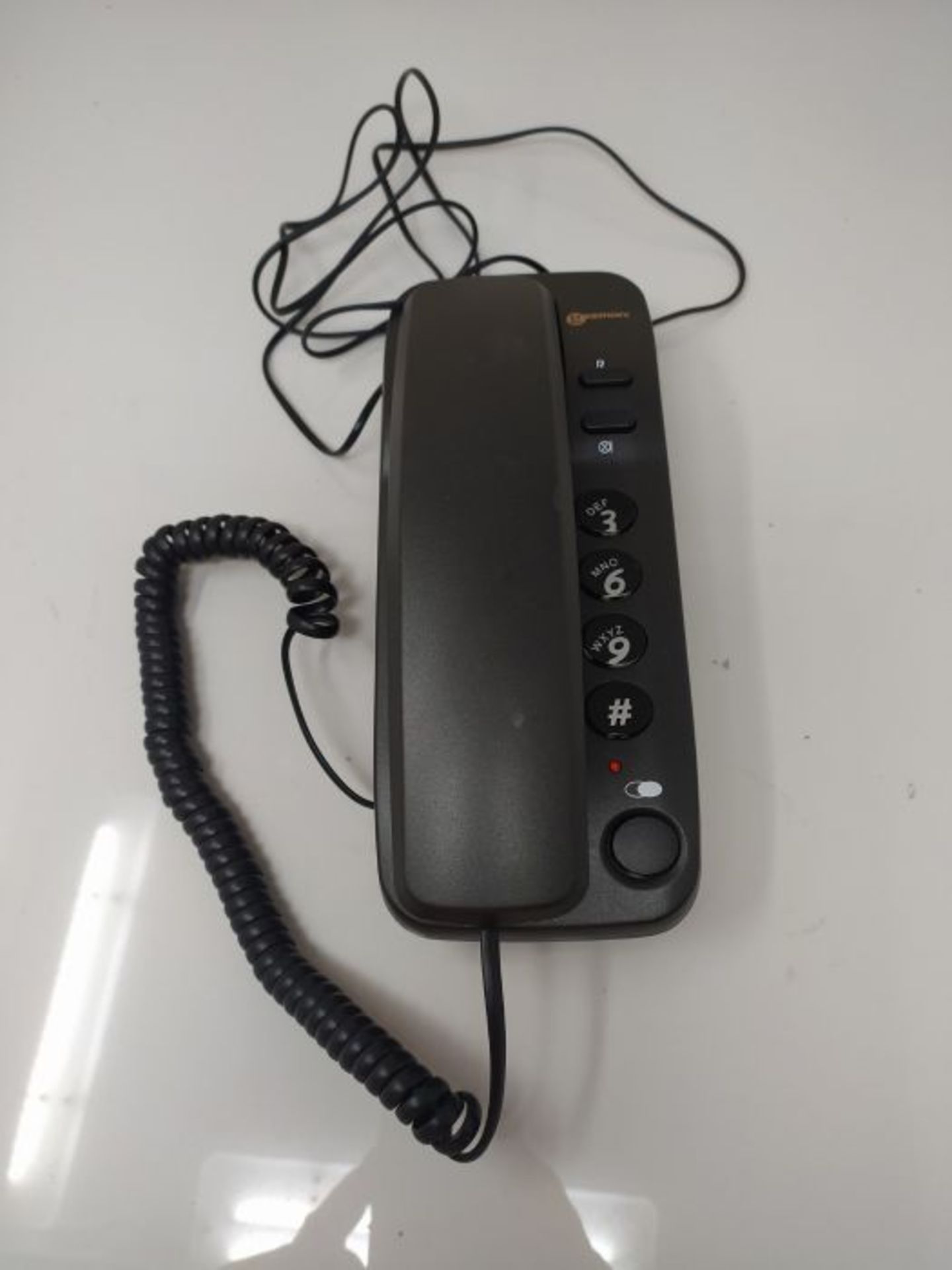 Geemarc Marbella - Gondola Style Corded Analogue Telephone with Large Buttons, Mute Fu - Image 2 of 2