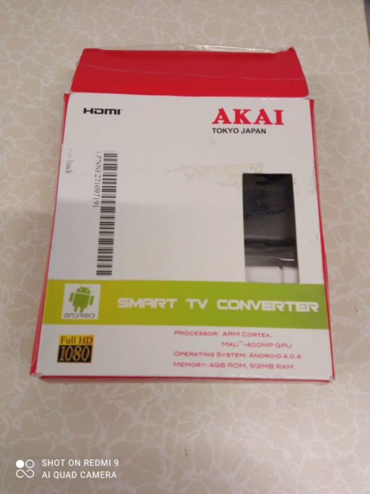 Akai AD02 Smart TV Adaptor HDMI Micro SD White NO HDMI CABLE INCLUDED - Image 2 of 3