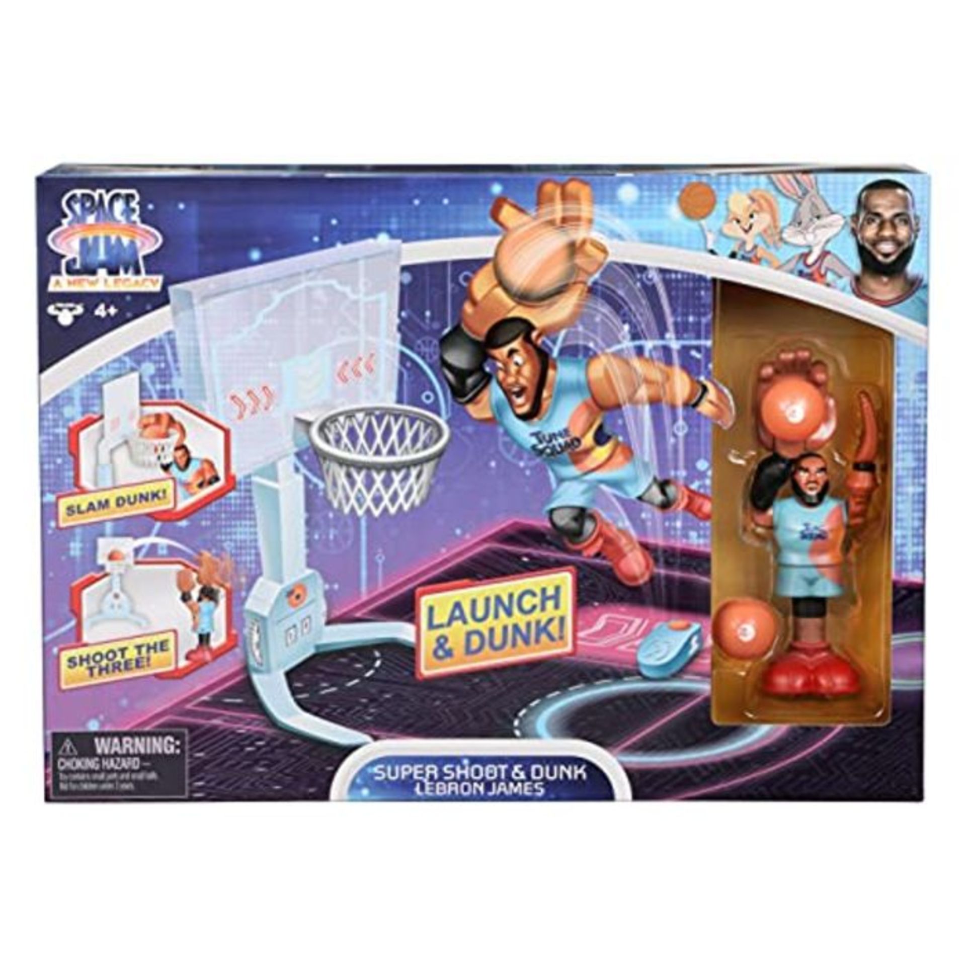 [INCOMPLETE] Space Jam 2: A New Legacy Official Collectable Dunks Playset: Including 2