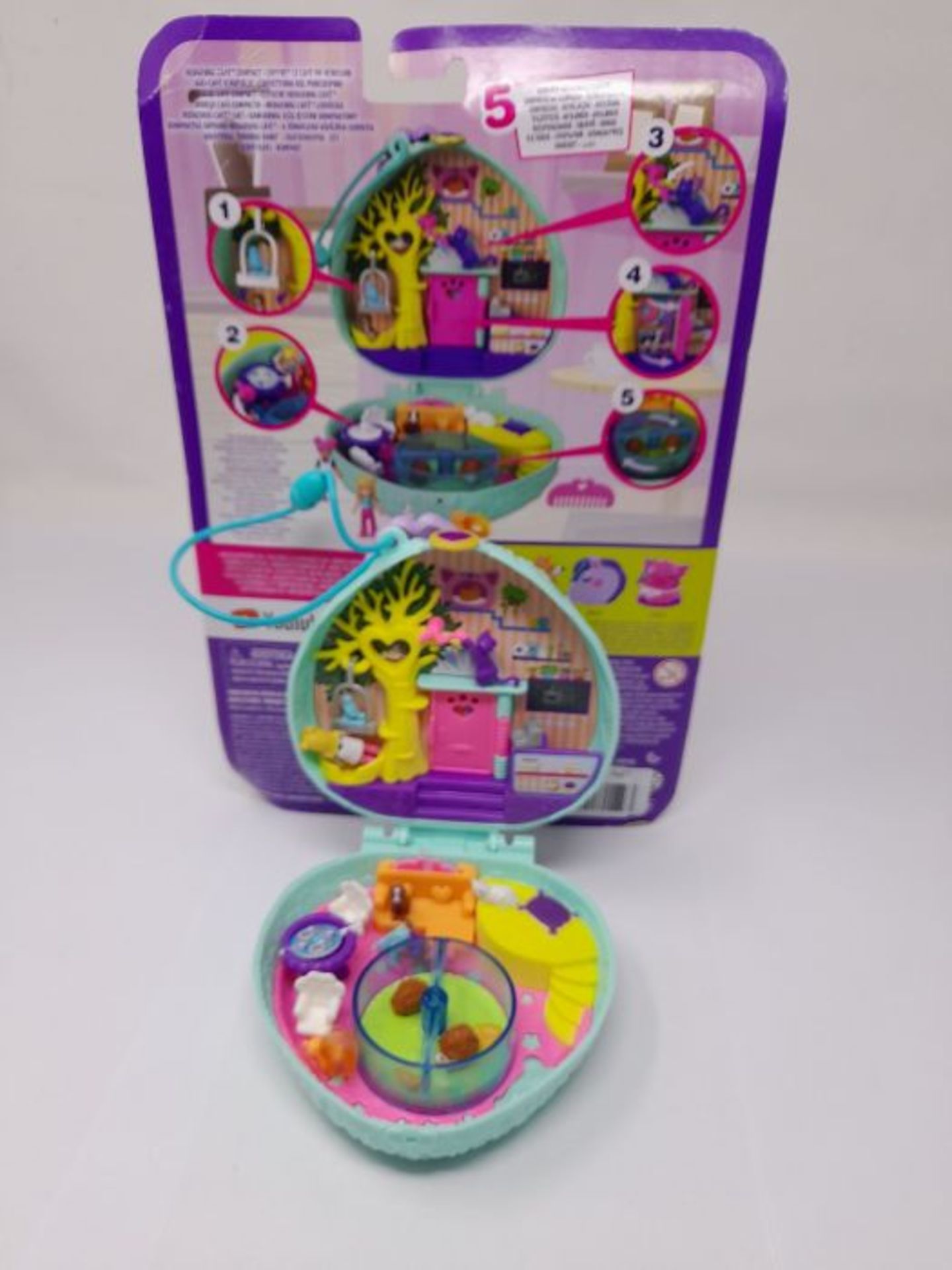 Polly Pocket GTN15? Hedgehog Cafe Compact, Micro Polly Doll & Friend Doll, 2 Animal Fi - Image 3 of 3