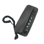 Geemarc Marbella - Gondola Style Corded Analogue Telephone with Large Buttons, Mute Fu