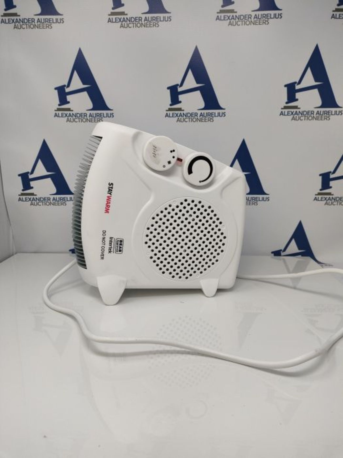 STAYWARMÂ® 2000w Upright and Flatbed Fan Heater with 2 Heat Settings / Cool Blow Fan - Image 2 of 2