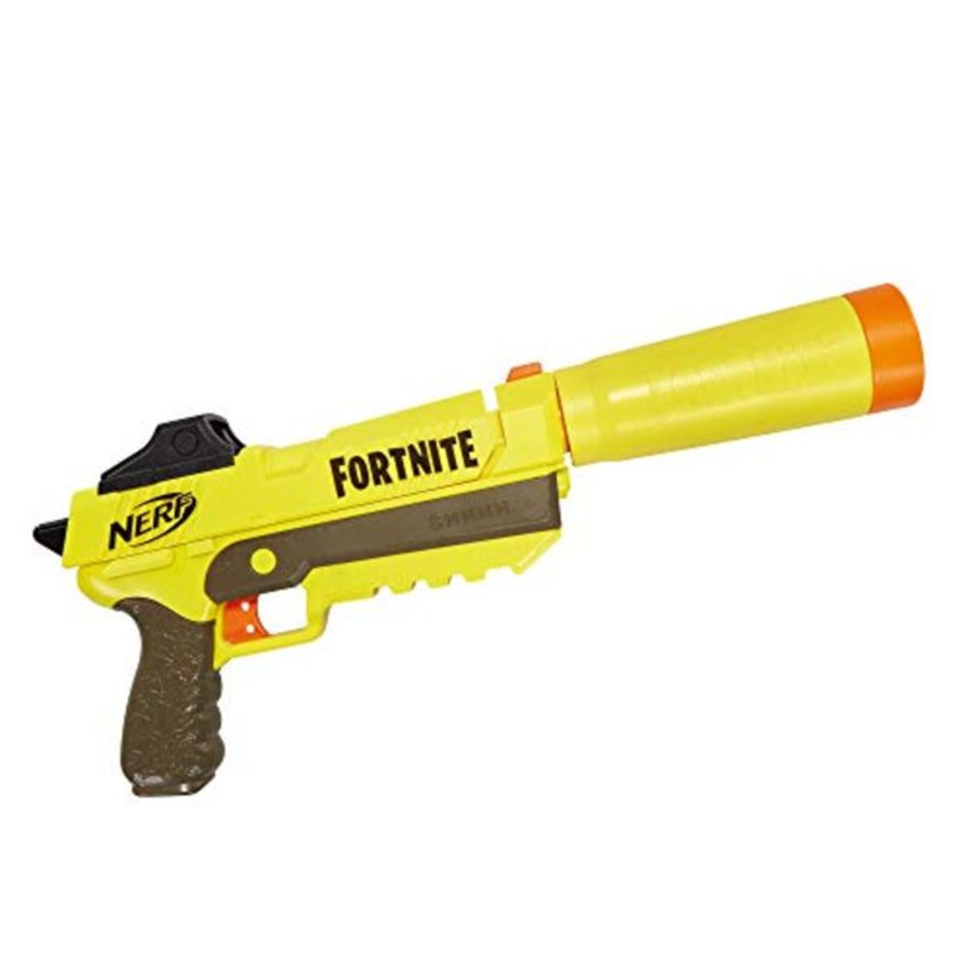 Nerf Elite Fortnite SP-L Blaster mit abnehmbarem Lauf und 6 Fortnite Elite Darts für