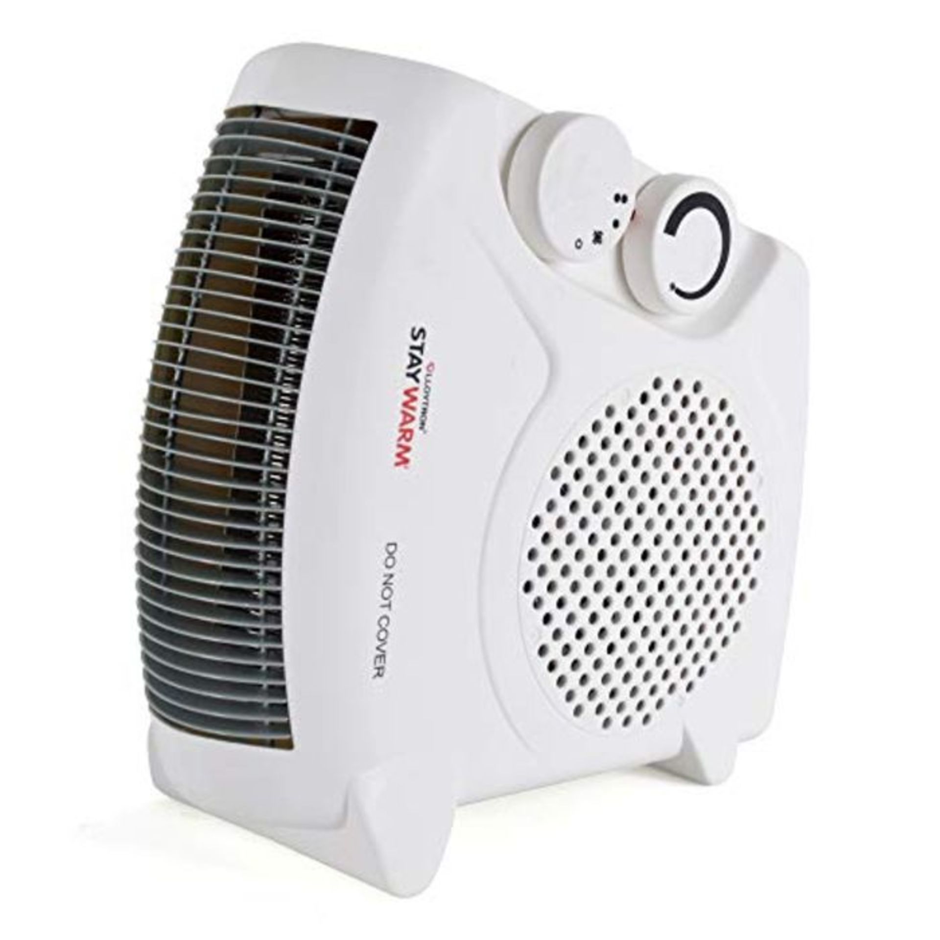 STAYWARMÂ® 2000w Upright and Flatbed Fan Heater with 2 Heat Settings / Cool Blow Fan
