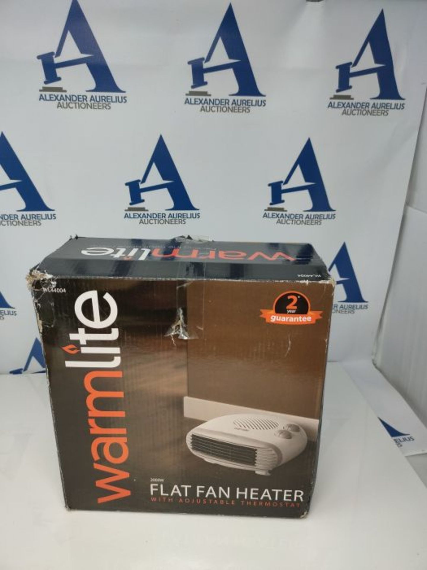 Warmlite WL44004 2000W Portable Flat Fan Heater with 2 Heat Settings and Overheat Prot - Image 2 of 3