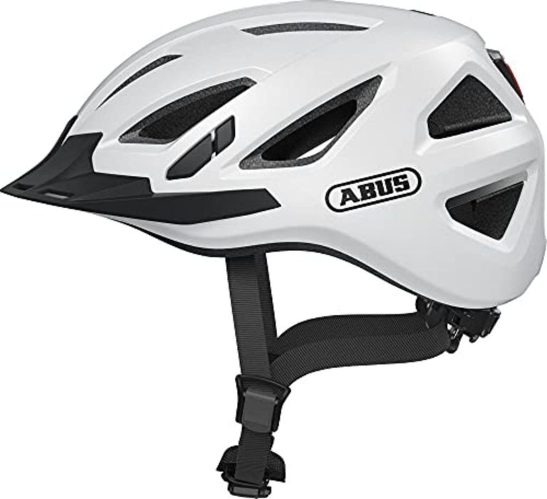 RRP £62.00 ABUS URBAN-I 3.0 Fahrradhelm, WeiÃx (Polar White), M (52-58 cm)