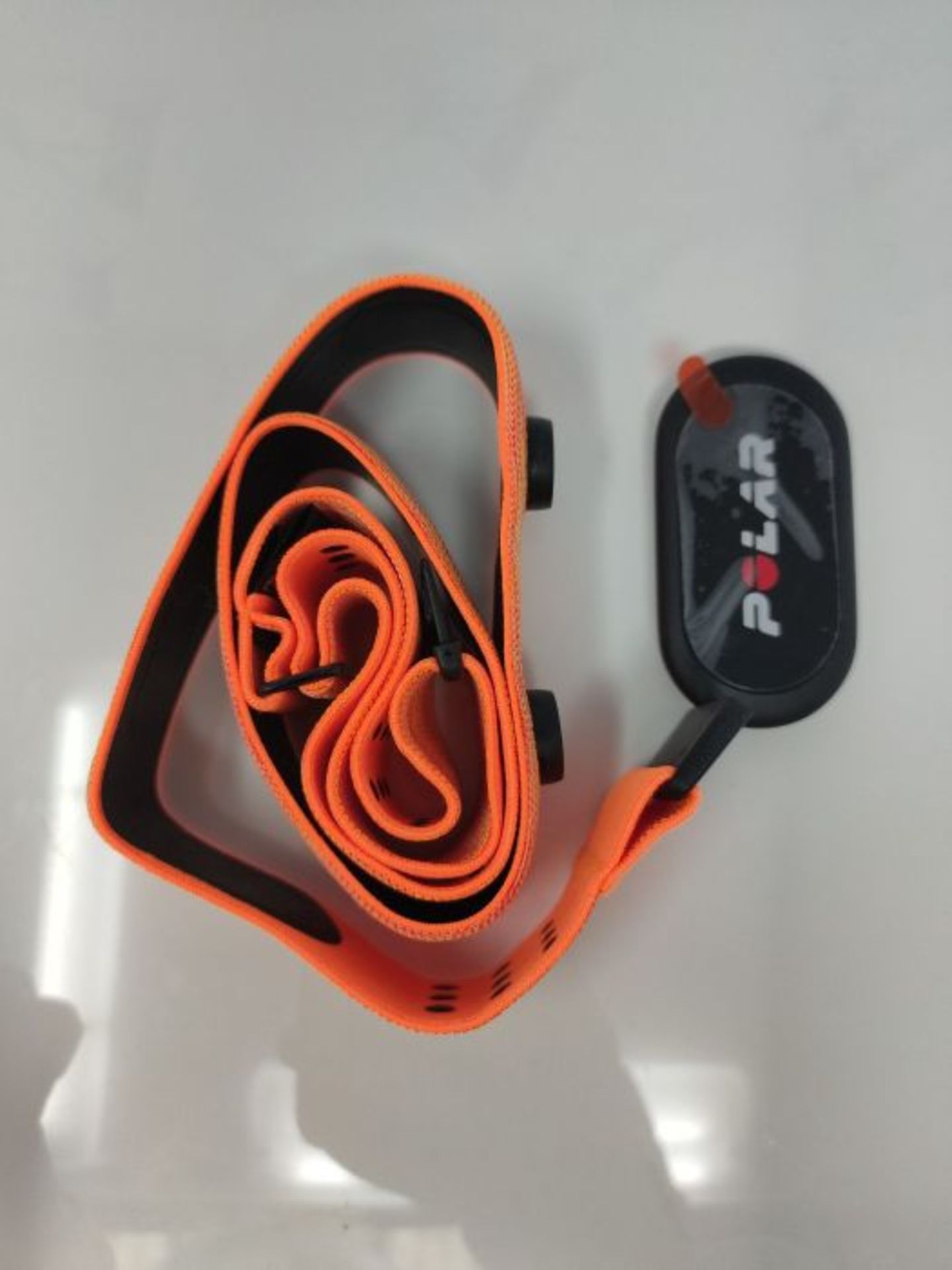RRP £76.00 Polar Unisex's H10 Heart Rate Sensor, Orange, Medium/2X-Large - Image 3 of 3
