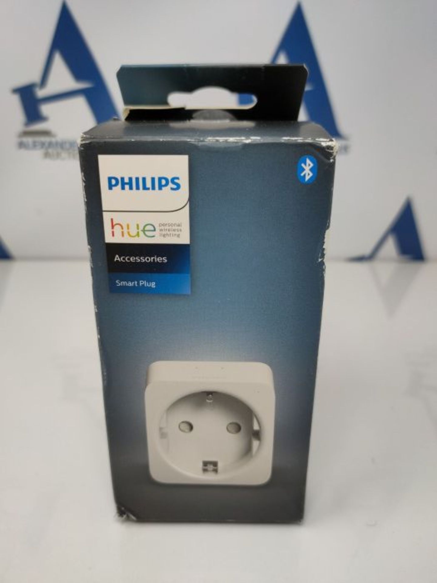 Philips Hue Smart Plug, smarte Steckdose, kompatibel mit Amazon Alexa (Echo, Echo Dot)