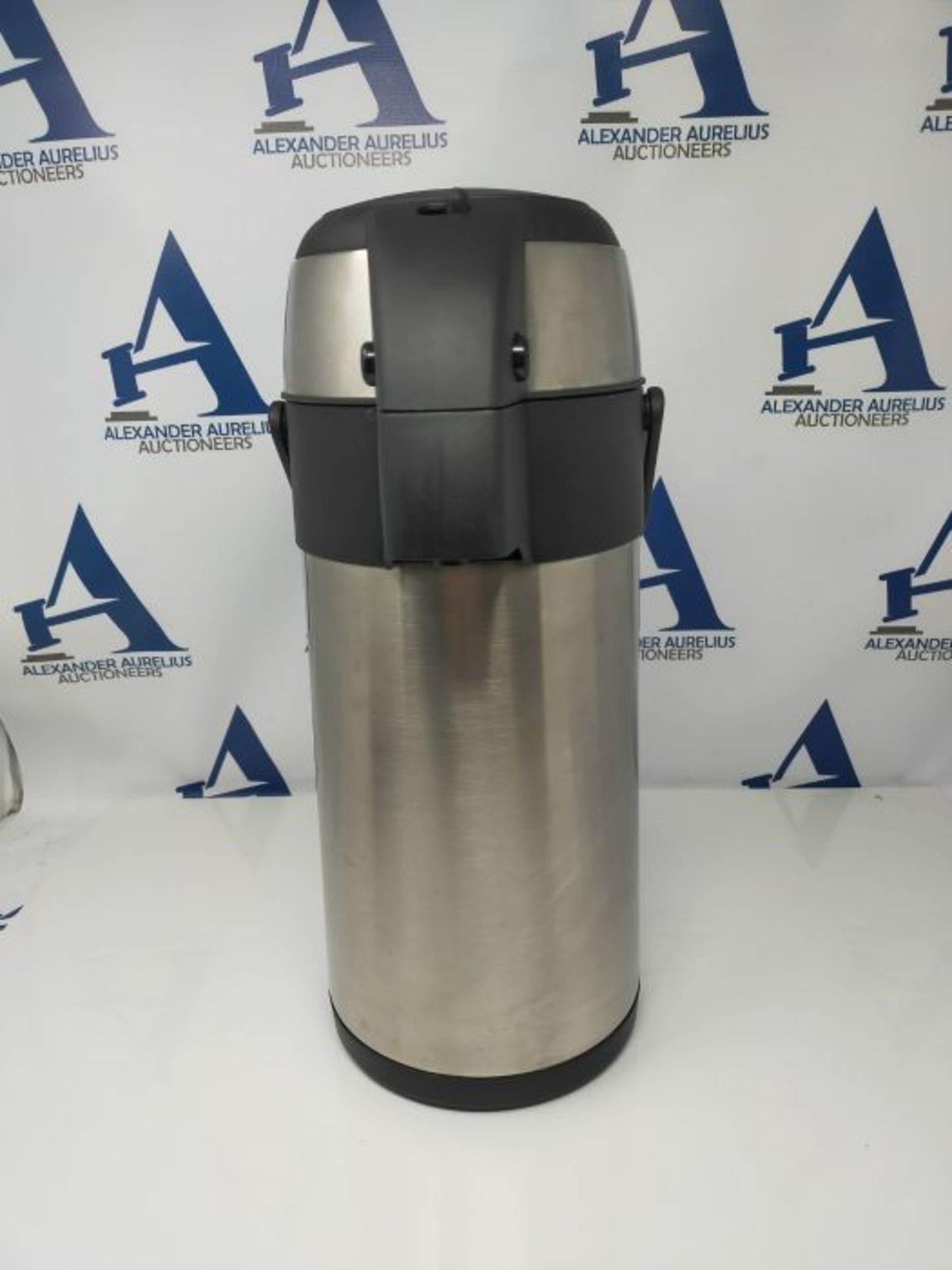 axentia 3l Thermos Flask - Stainless Steel Thermal Mug - Pump Action Thermos Flask - P - Image 4 of 4