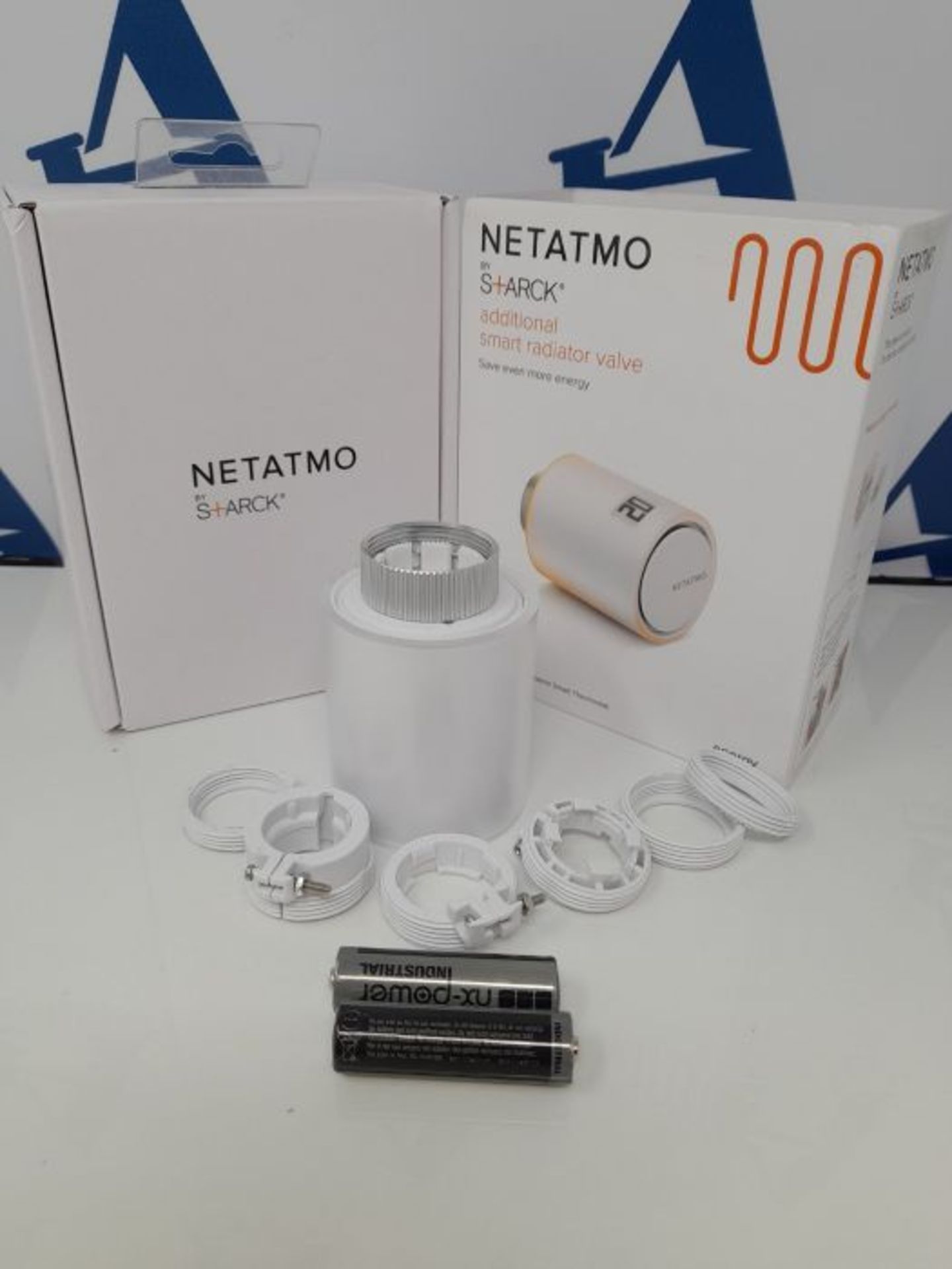 RRP £66.00 Netatmo Additional Smart Radiator Valve, Add-on for Smart Thermostat and for collectiv - Image 2 of 3