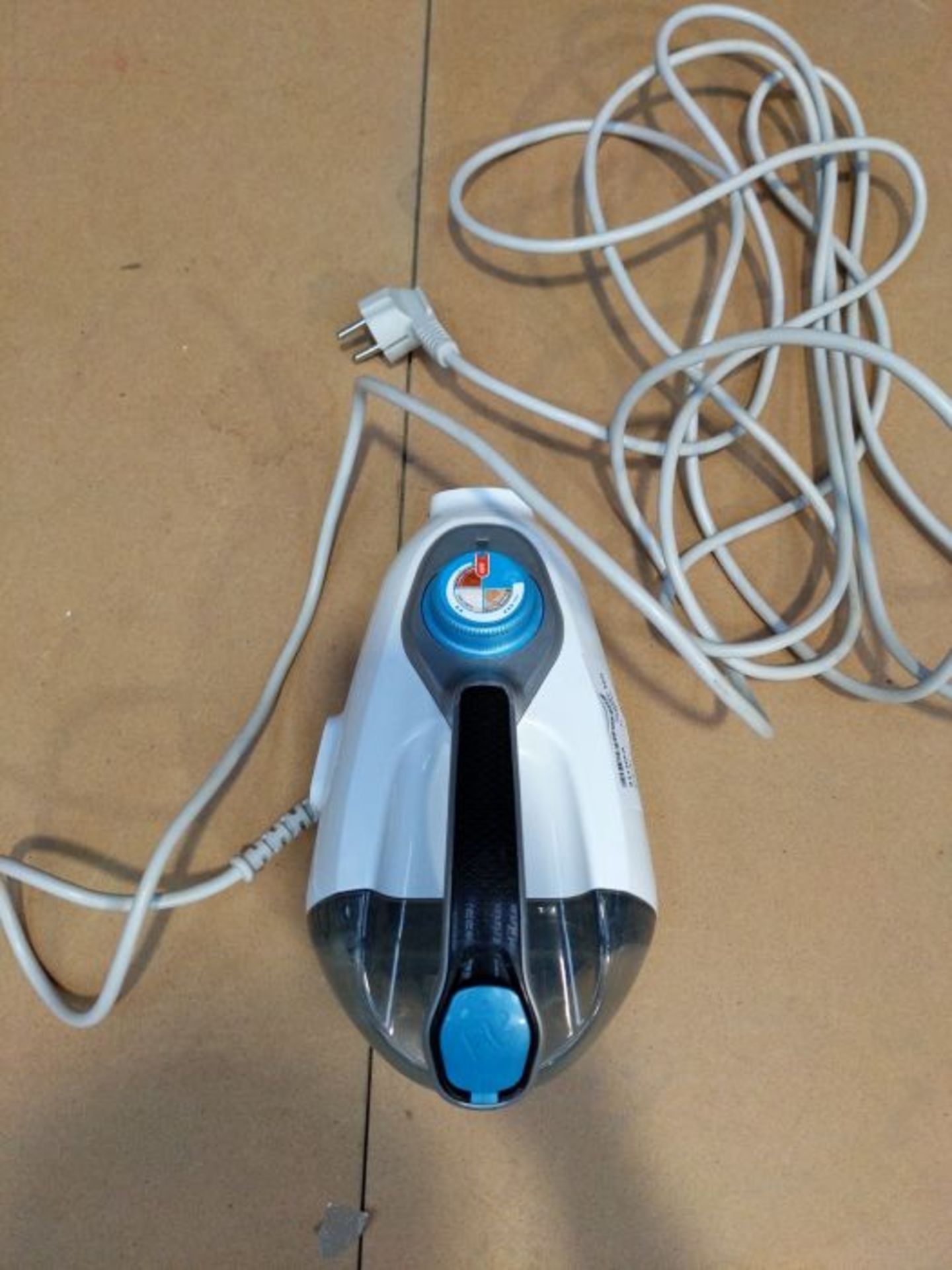 RRP £160.00 [INCOMPLETE] Black &amp; Decker FSMH Steam Mop 13 accessories Blanc / Bleu ciel - Image 2 of 2