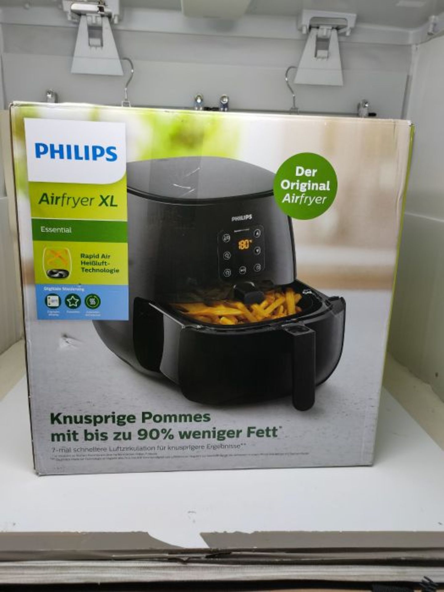 RRP £164.00 Philips Airfryer XL HD9260 / 90 Air fryer, 1900W, capacity 1.2 Kg, With digital screen