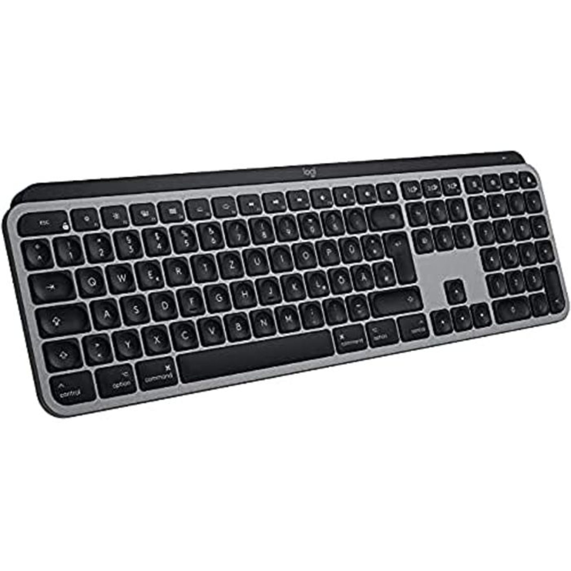 RRP £79.00 Logitech MX Keys für Mac kabellose beleuchtete Tastatur, taktiler Tastatursteuerung,