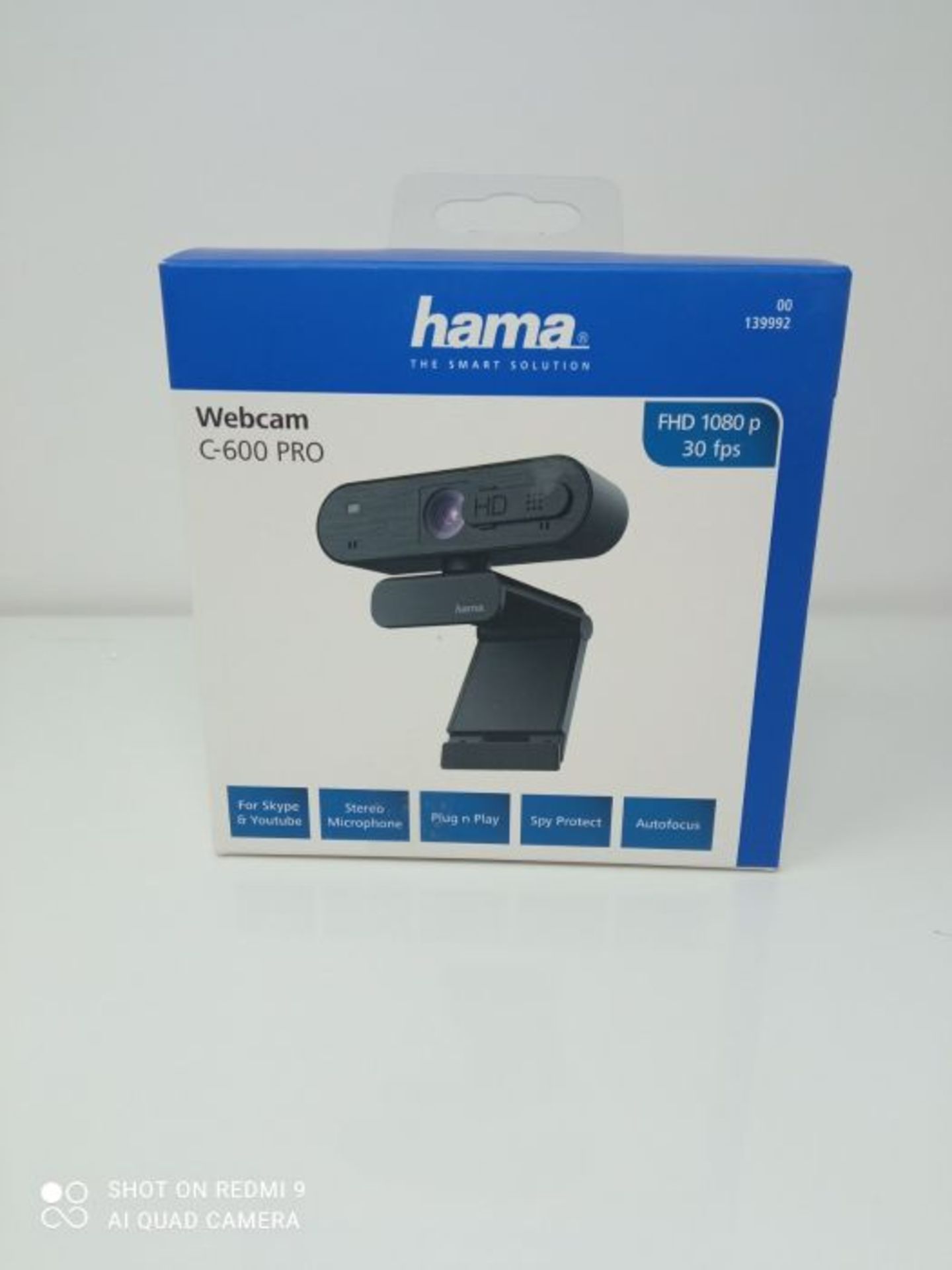 Hama PC Webcam"C-600 Pro" | 1080p - Image 2 of 3