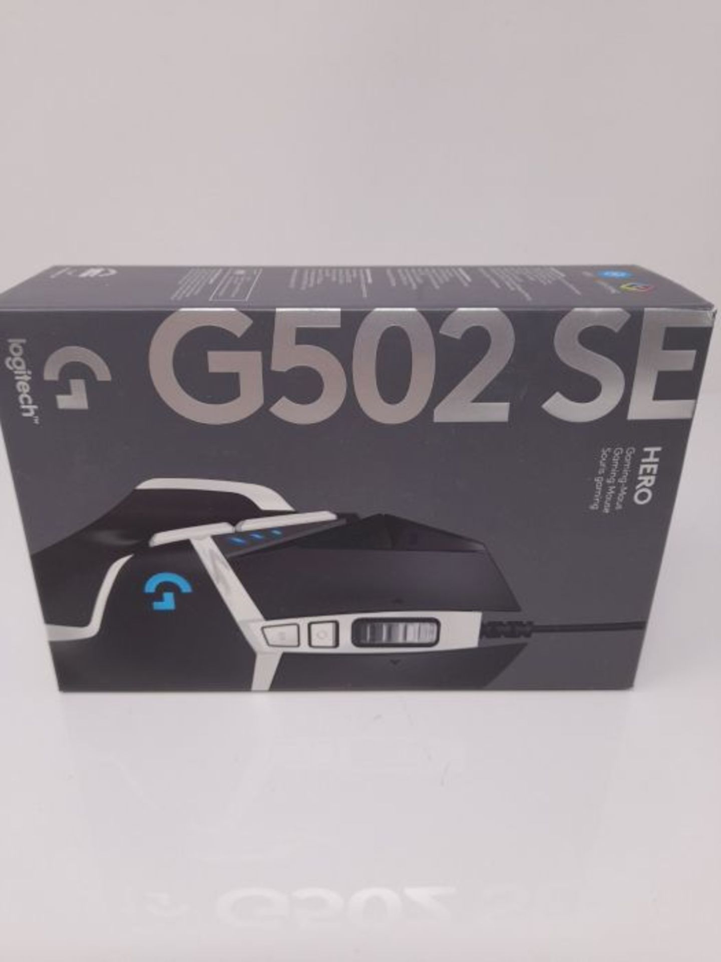 RRP £52.00 Logitech G502 HERO High Performance Gaming Mouse Special Edition, HERO 25K Sensor, 25 - Image 2 of 3