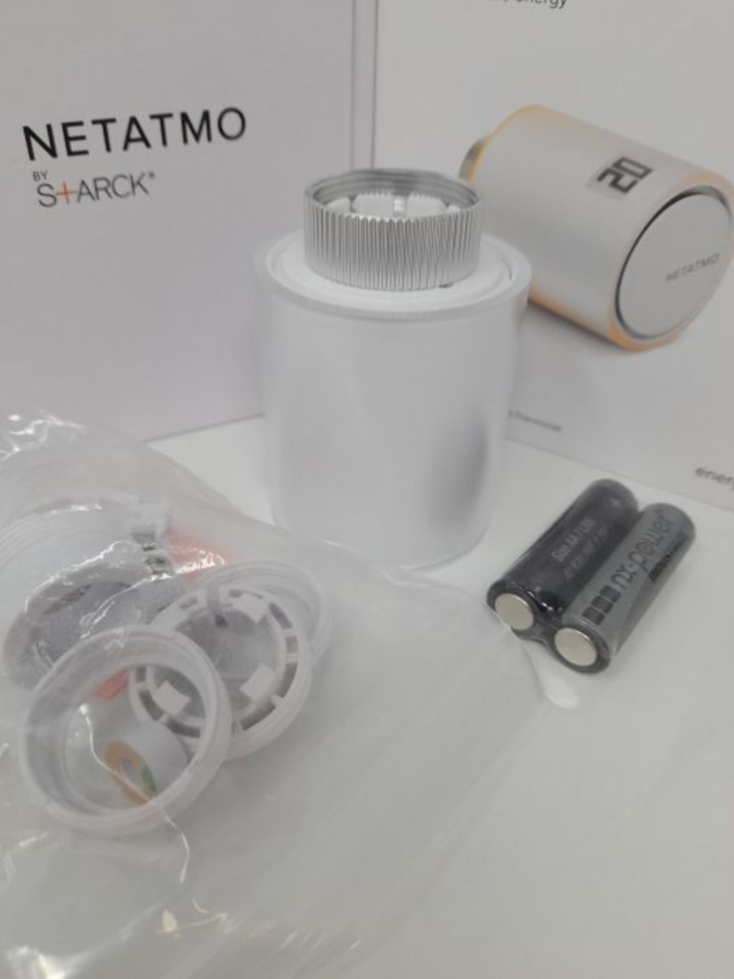 RRP £66.00 Netatmo Additional Smart Radiator Valve, Add-on for Smart Thermostat and for collectiv - Image 3 of 3