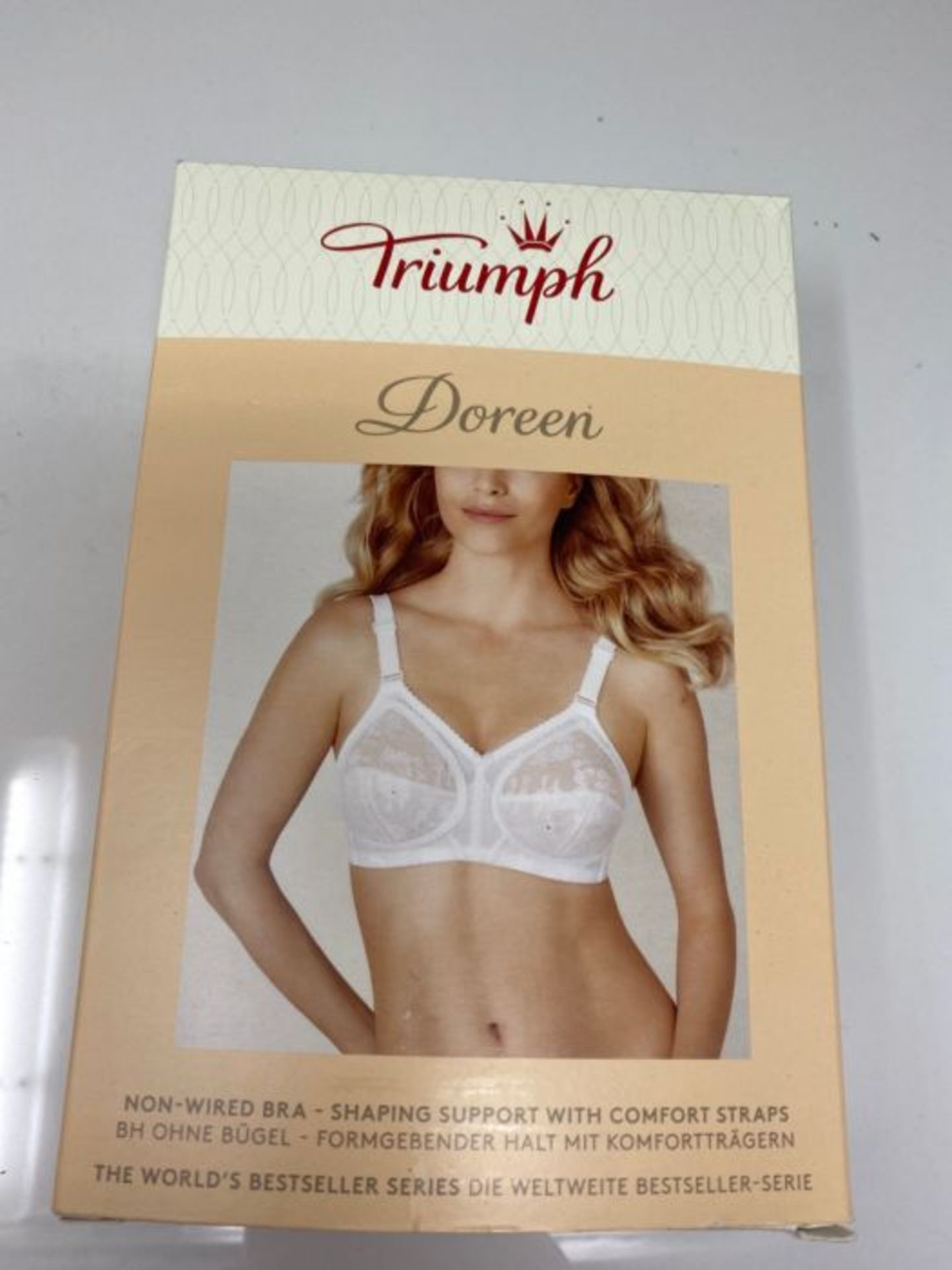 Triumph Women's Doreen Non-Wired Bra, White (White), 34C UK - Image 2 of 3