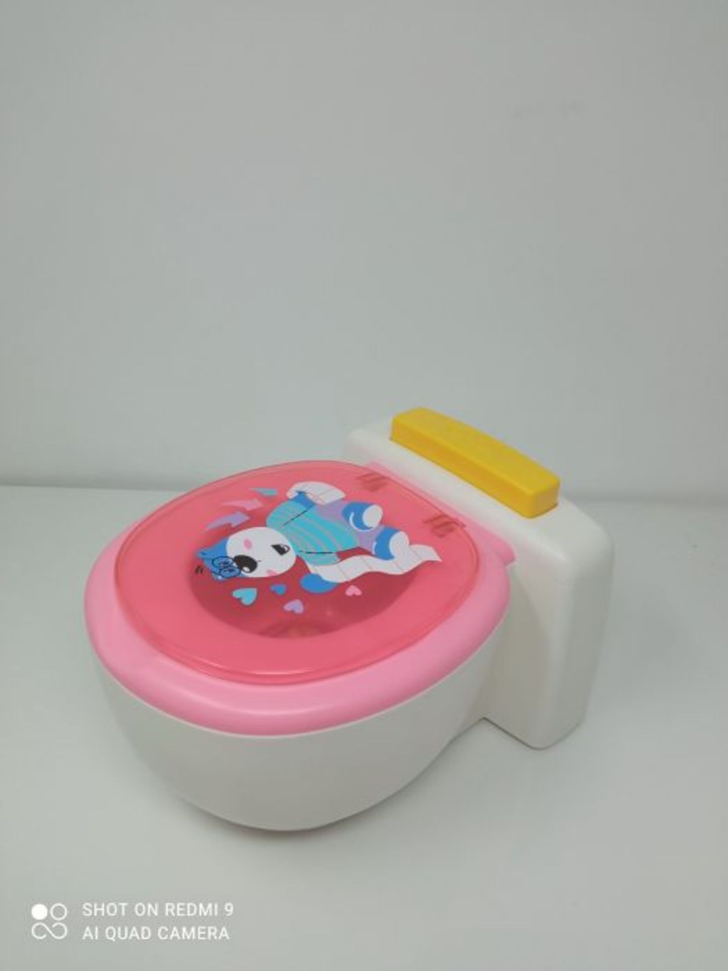 BABY born Bath Poo-Poo Toilet - Real Sound Effects - For Small Hands - Rainbow Glitter - Image 3 of 3