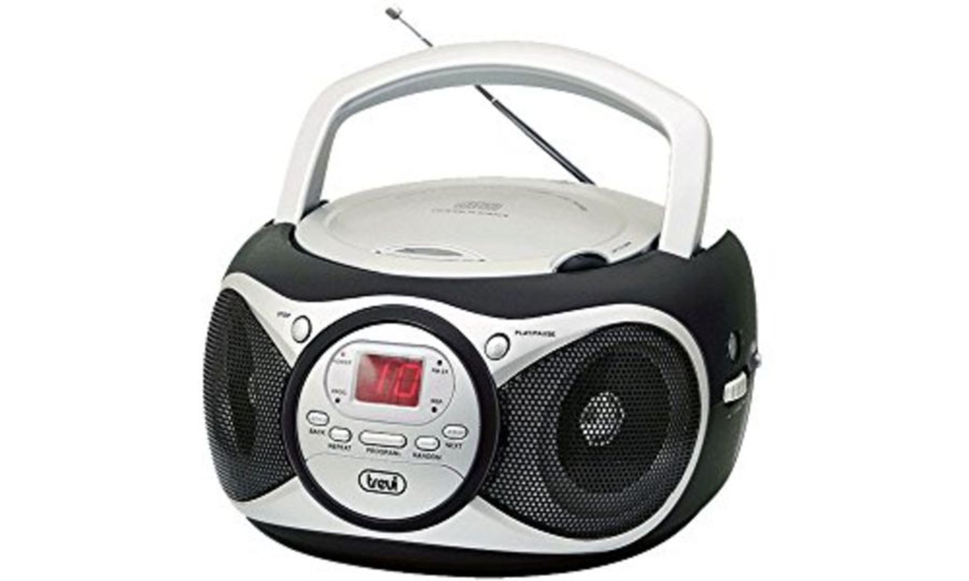 RRP £51.00 Trevi CD 512 Portable CD Player with Radio and Aux-in - Image 3 of 4