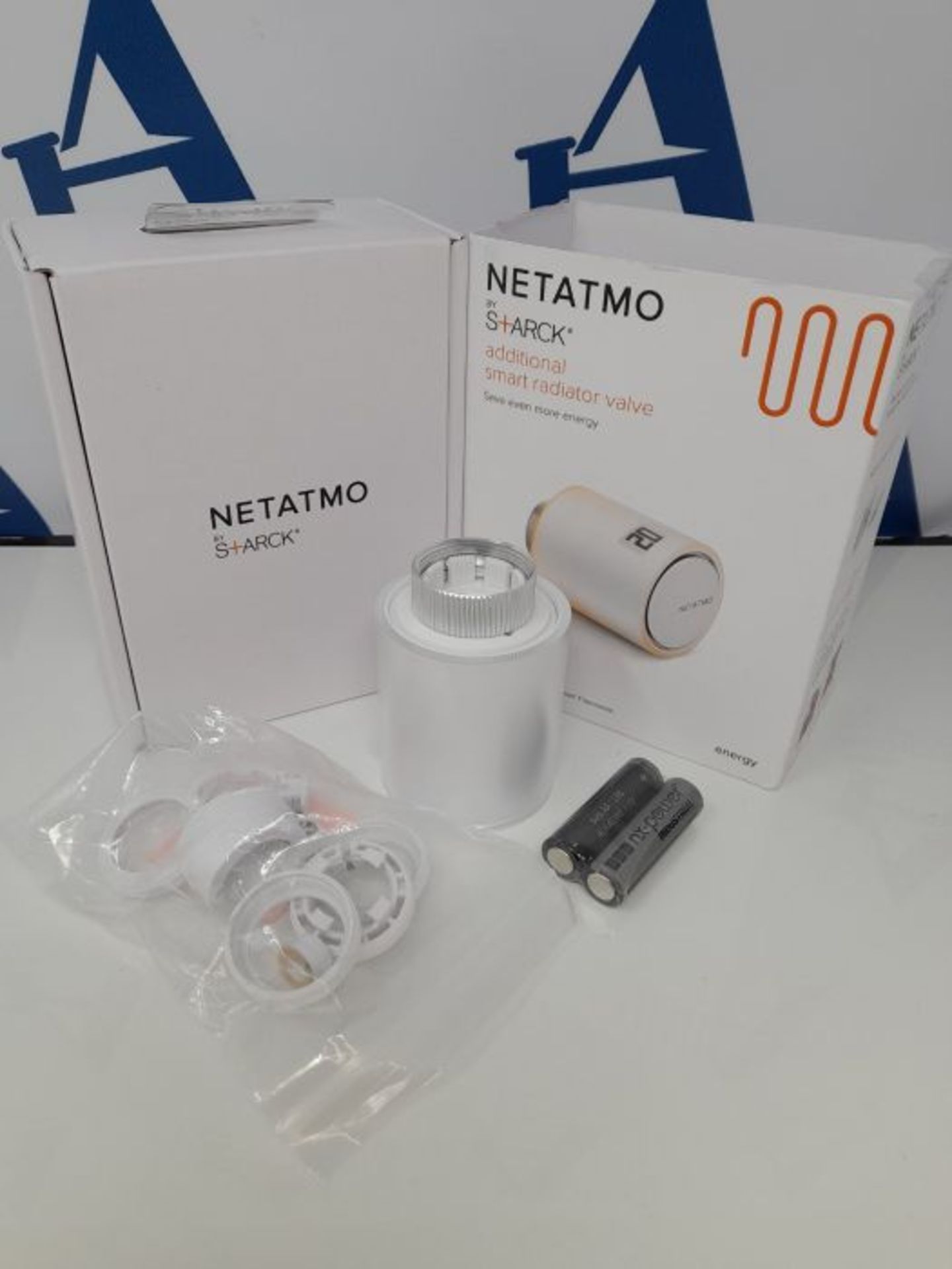 RRP £66.00 Netatmo Additional Smart Radiator Valve, Add-on for Smart Thermostat and for collectiv - Image 2 of 3