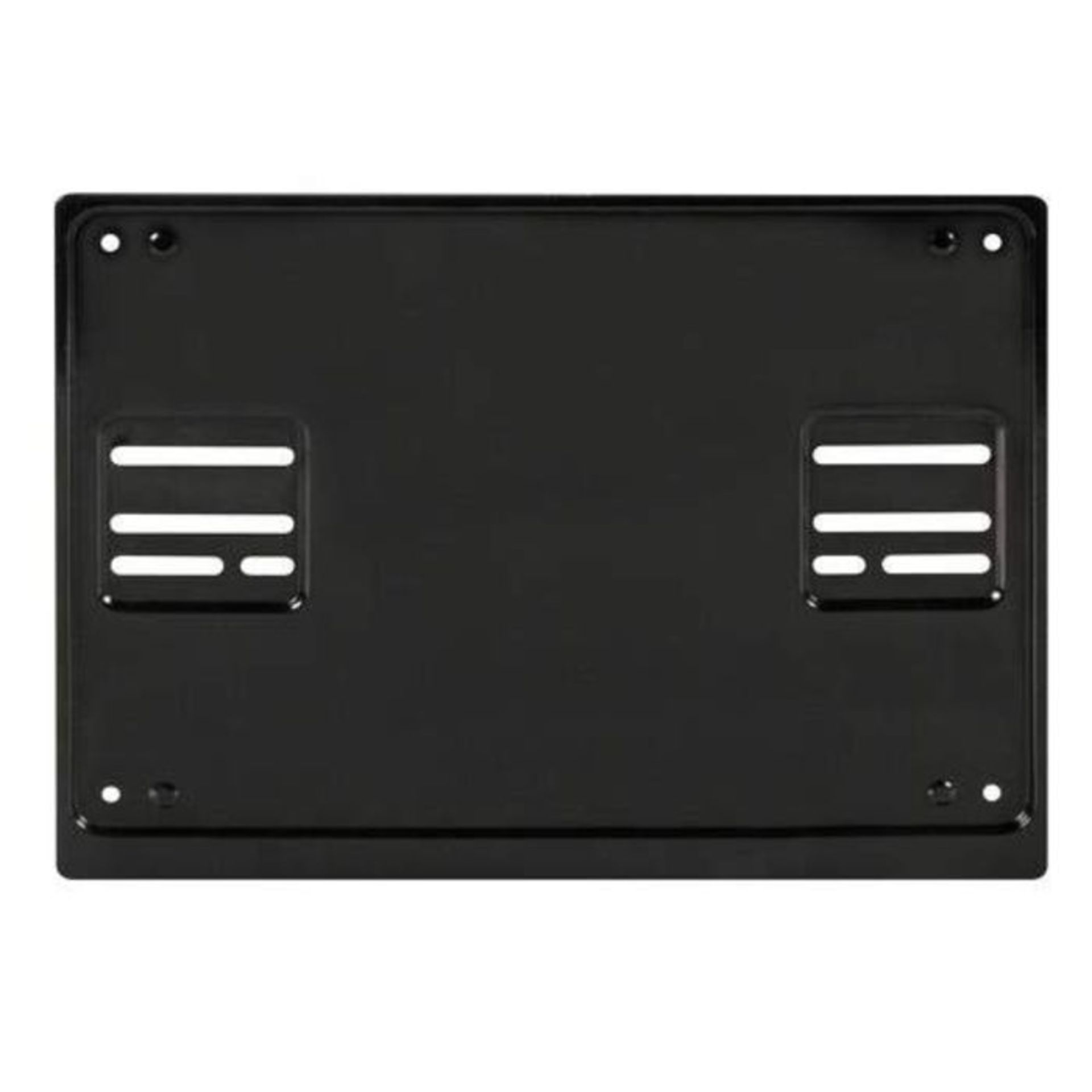 Square 4x4 Black Steel Rear Number Plate Surround Holder Off Road