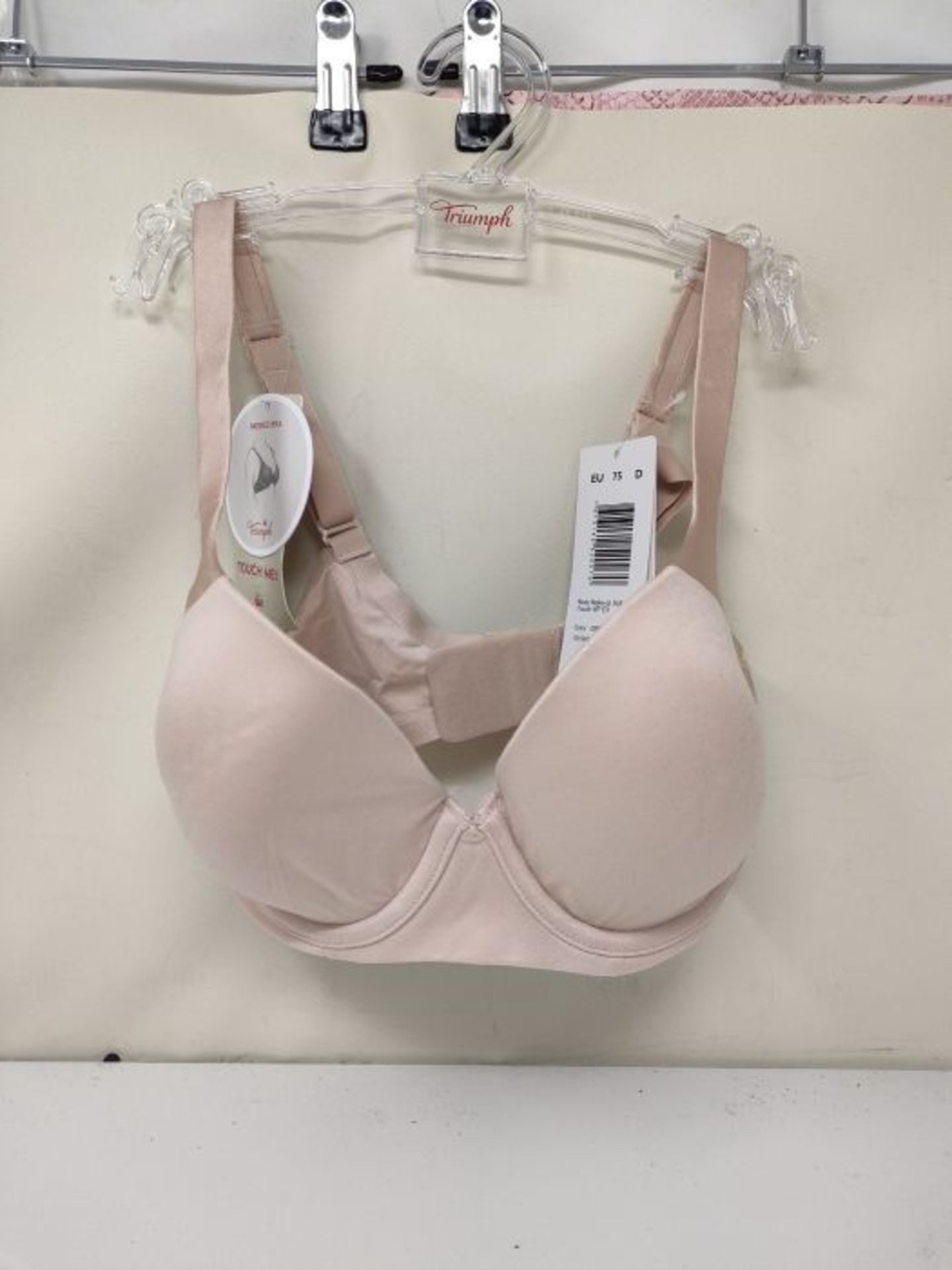 Triumph Women's Body Make-up Soft Touch Wp Ex Full Cup Full Coverage Bra, Beige, 36D ( - Image 2 of 2