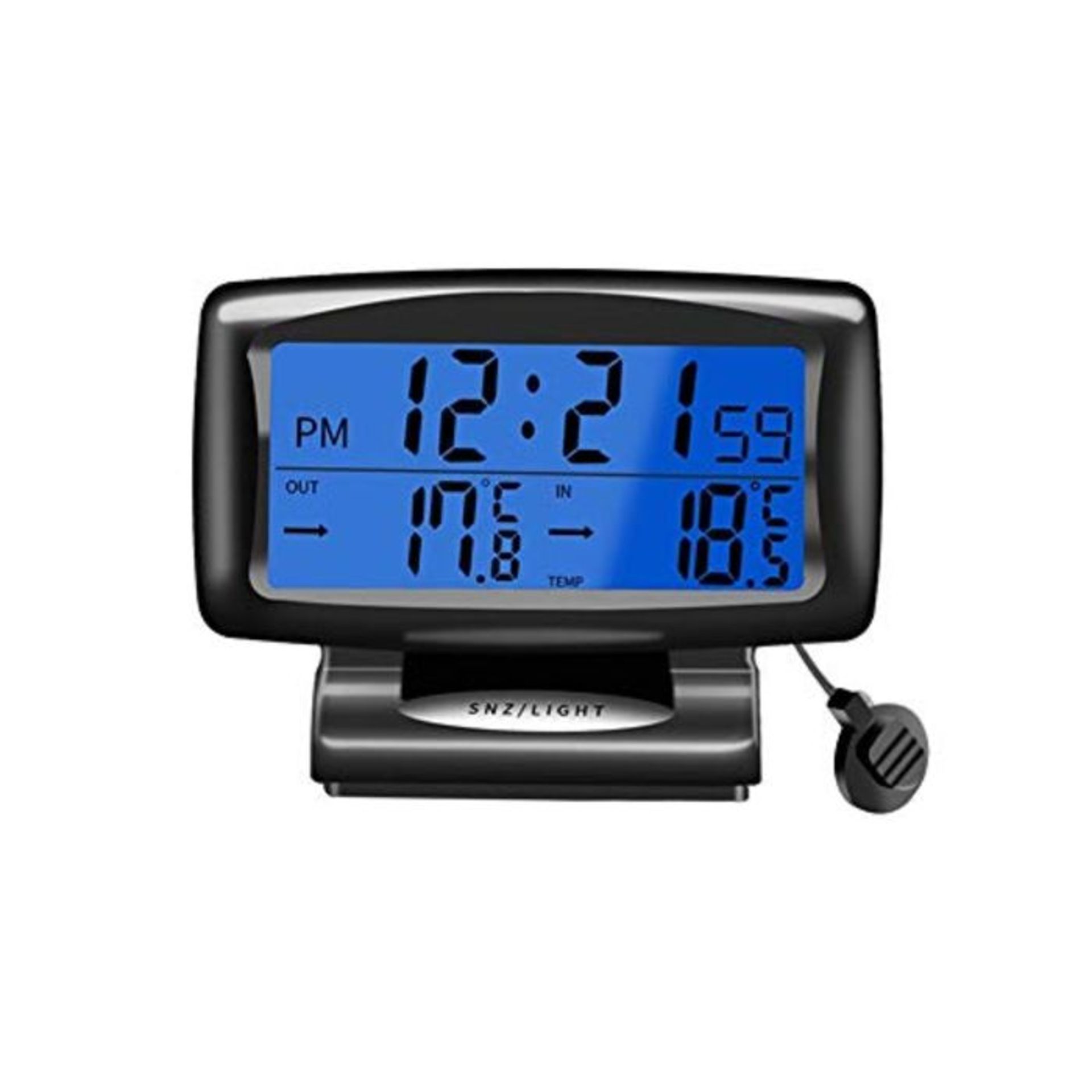 MEROURII Auto Digitales Thermometer, Digitales Thermometer, Innen Aussen Temperaturanz