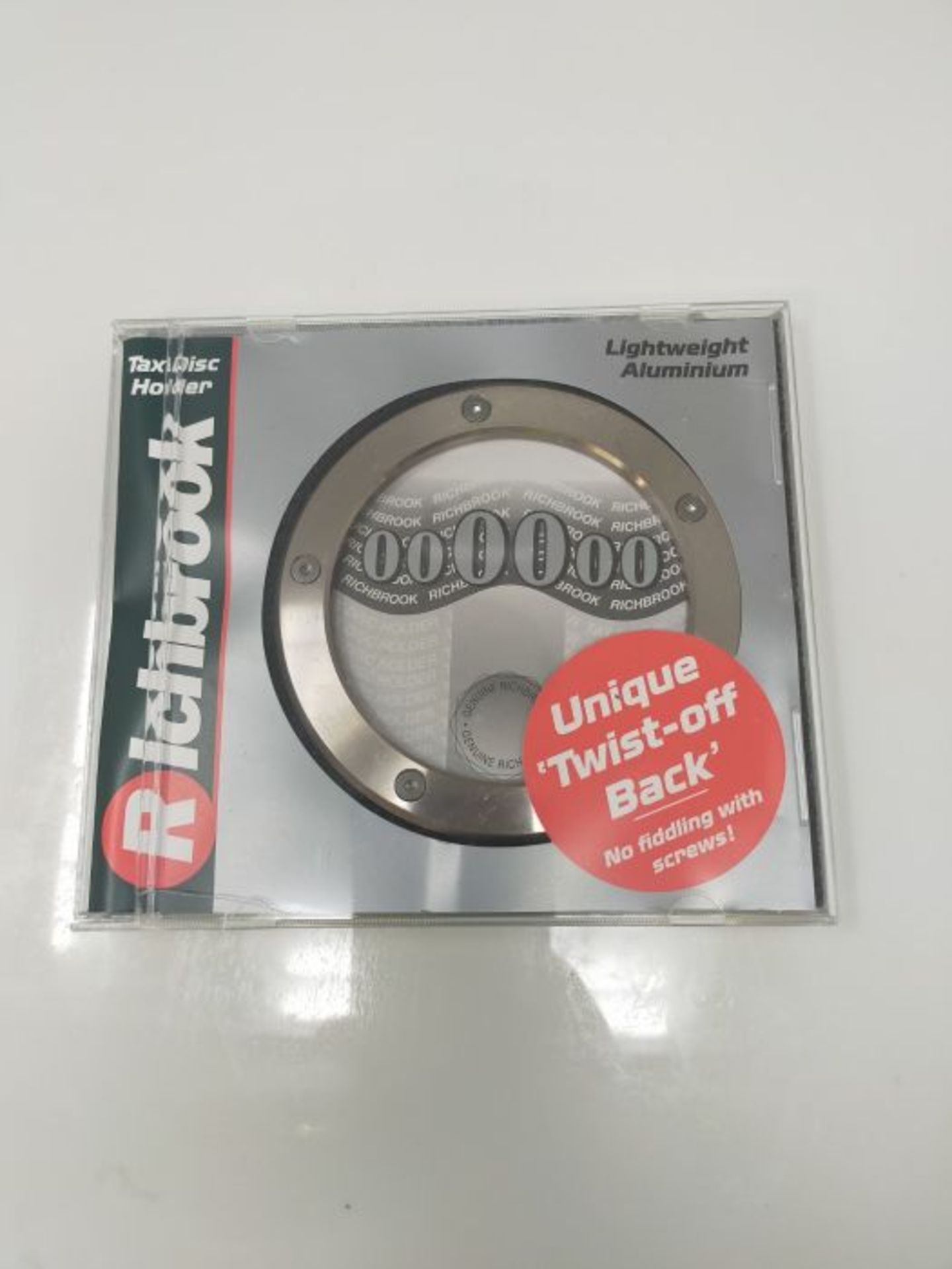 Richbrook 4700.05 Twist-Off Back Tax Disc/Permit Holder, Titanium Look Anodised - Image 2 of 2