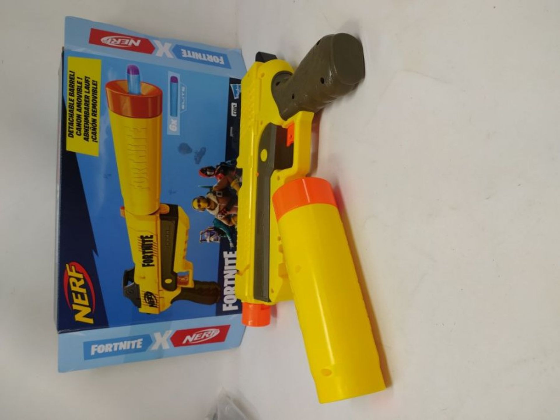 Fortnite SP-L Nerf Elite Dart Blaster with Detachable Barrel and 6 Official Nerf Fortn - Image 2 of 2