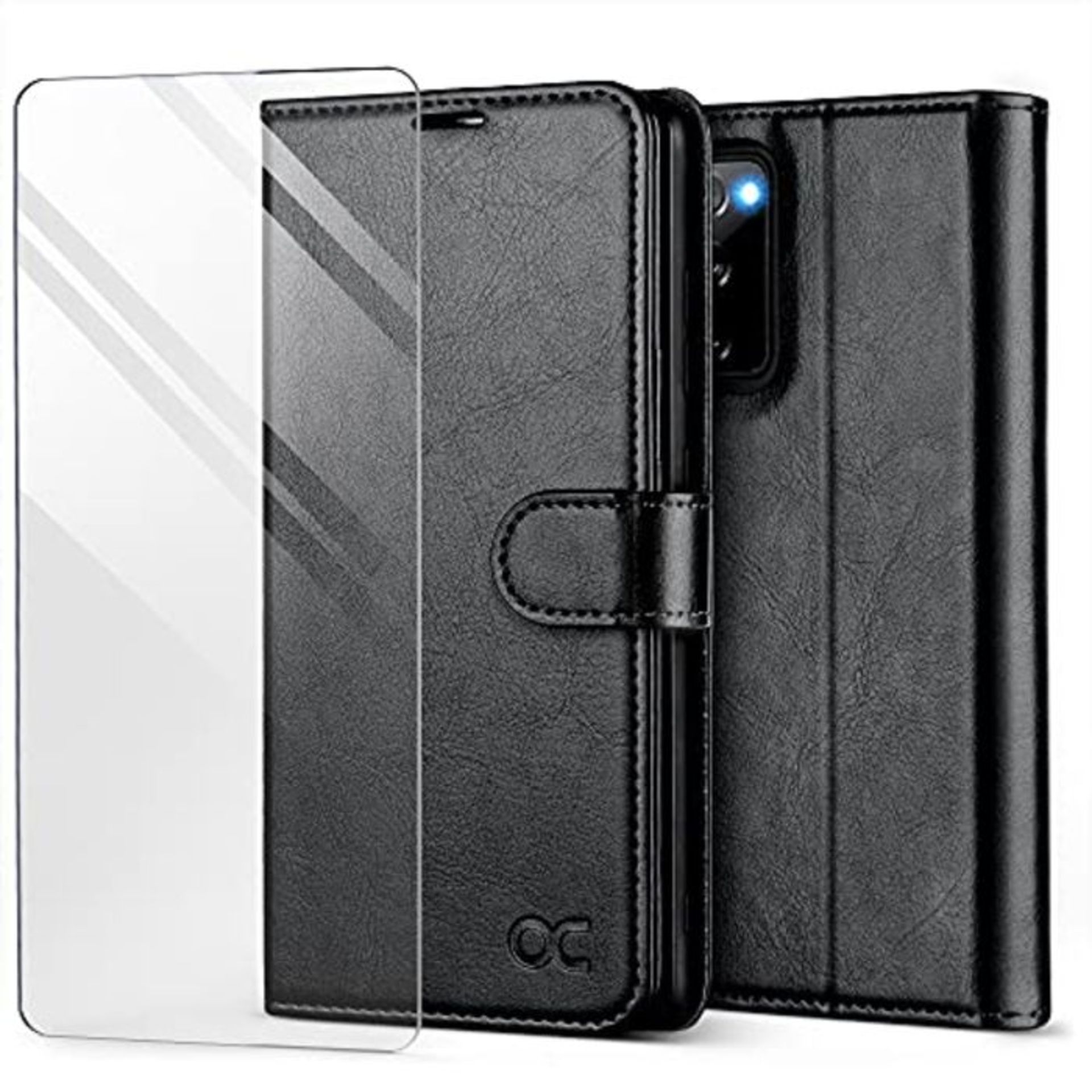 OCASE Samsung Galaxy S20 FE Case, Premium PU Leather S20 FE Phone case [TPU Inner Shel