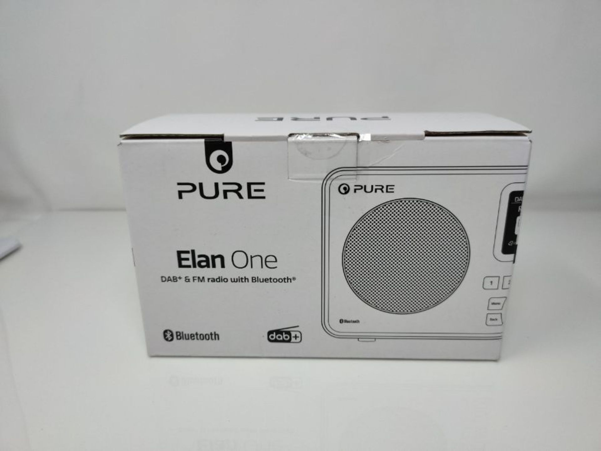 Pure ELAN-ONE FM/DAB+ Radio with Bluetooth - Black - Image 2 of 3