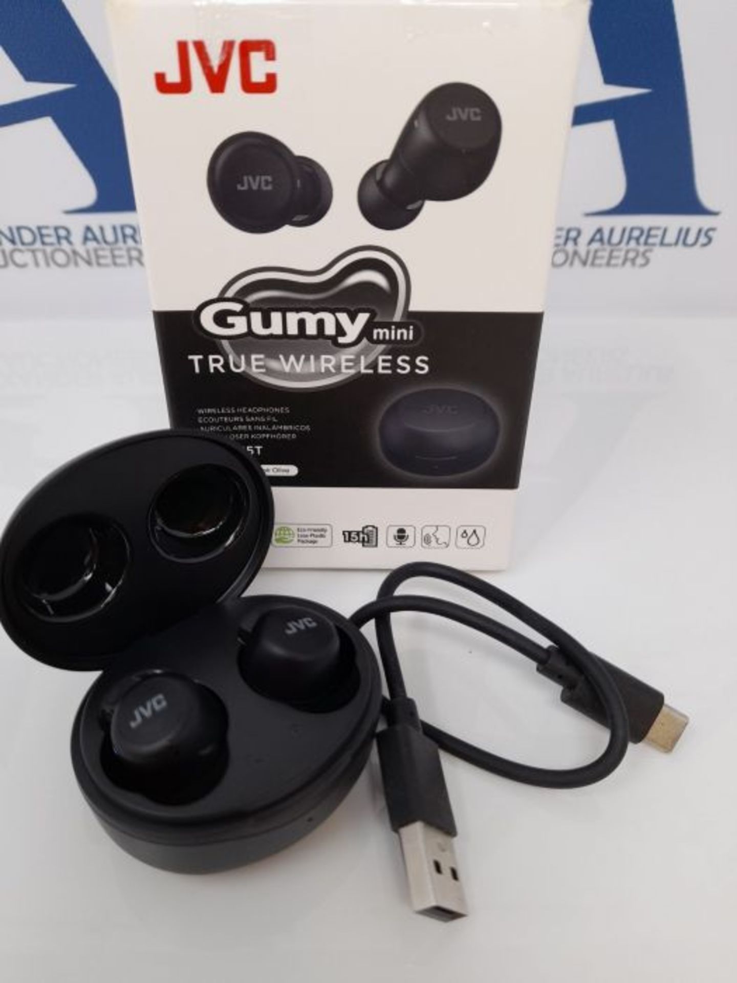 JVC Gumy Mini True Wireless Earbuds [Amazon Exclusive Edition], Bluetooth 5.1, Splash - Image 2 of 3