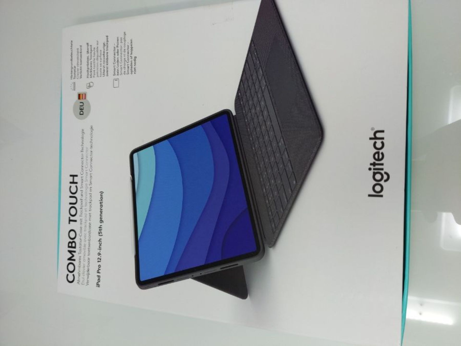 RRP £179.00 Logitech COMBO TOUCH - GREY - DEU CENTRAL - Image 2 of 3