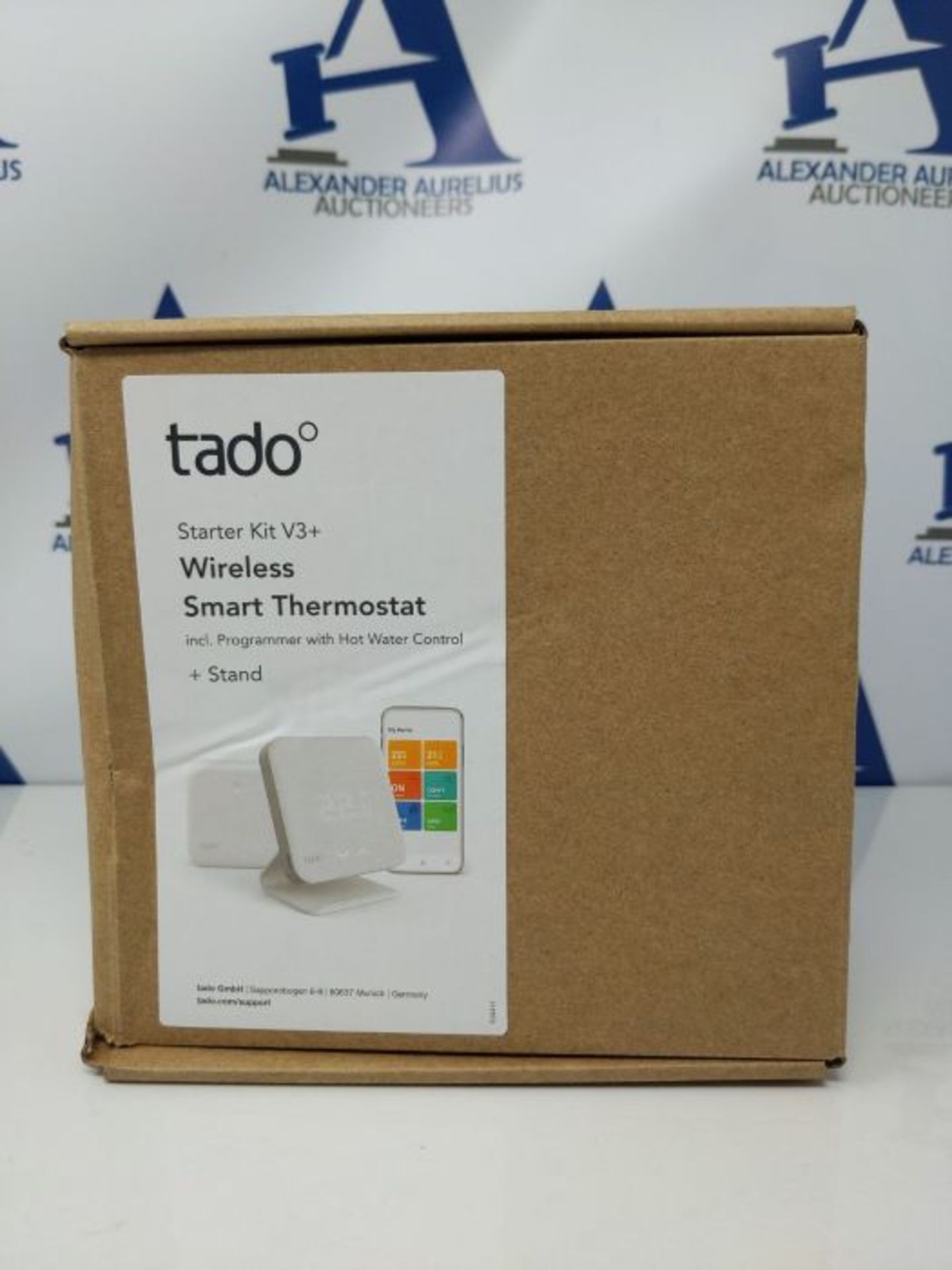 RRP £172.00 tadoÂ° Starter Kit - Wireless Smart Thermostat V3+ Incl. Programmer with Hot Water C - Image 2 of 3