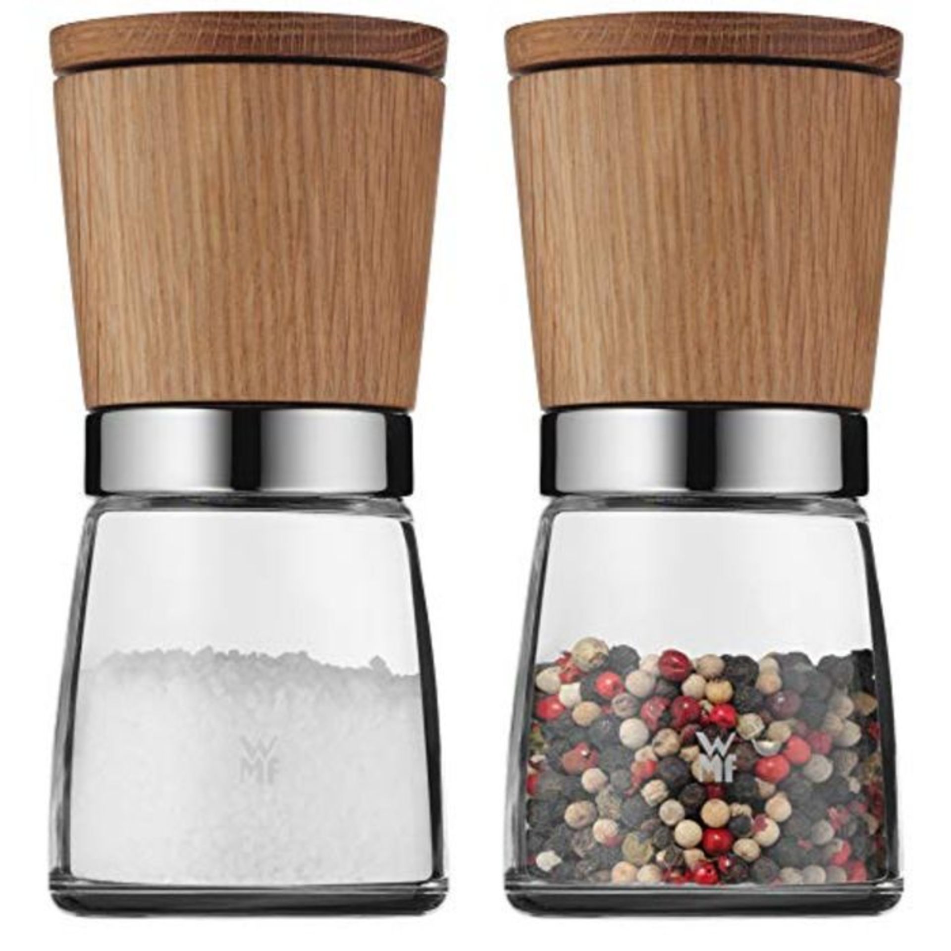 WMF 0652314500 Salt and Pepper Mills Set of 2 Wooden