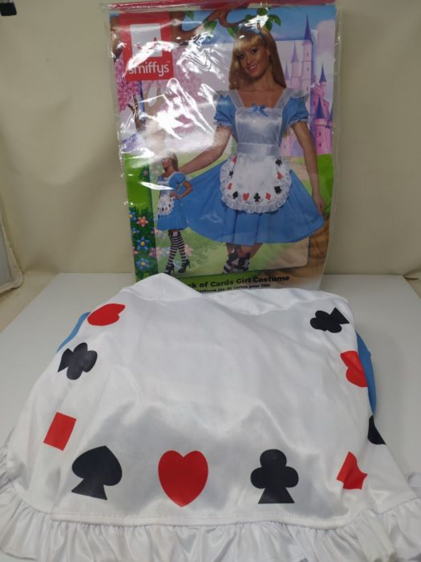 Women's Alice In Wonderland Deck of Cards Costume - L