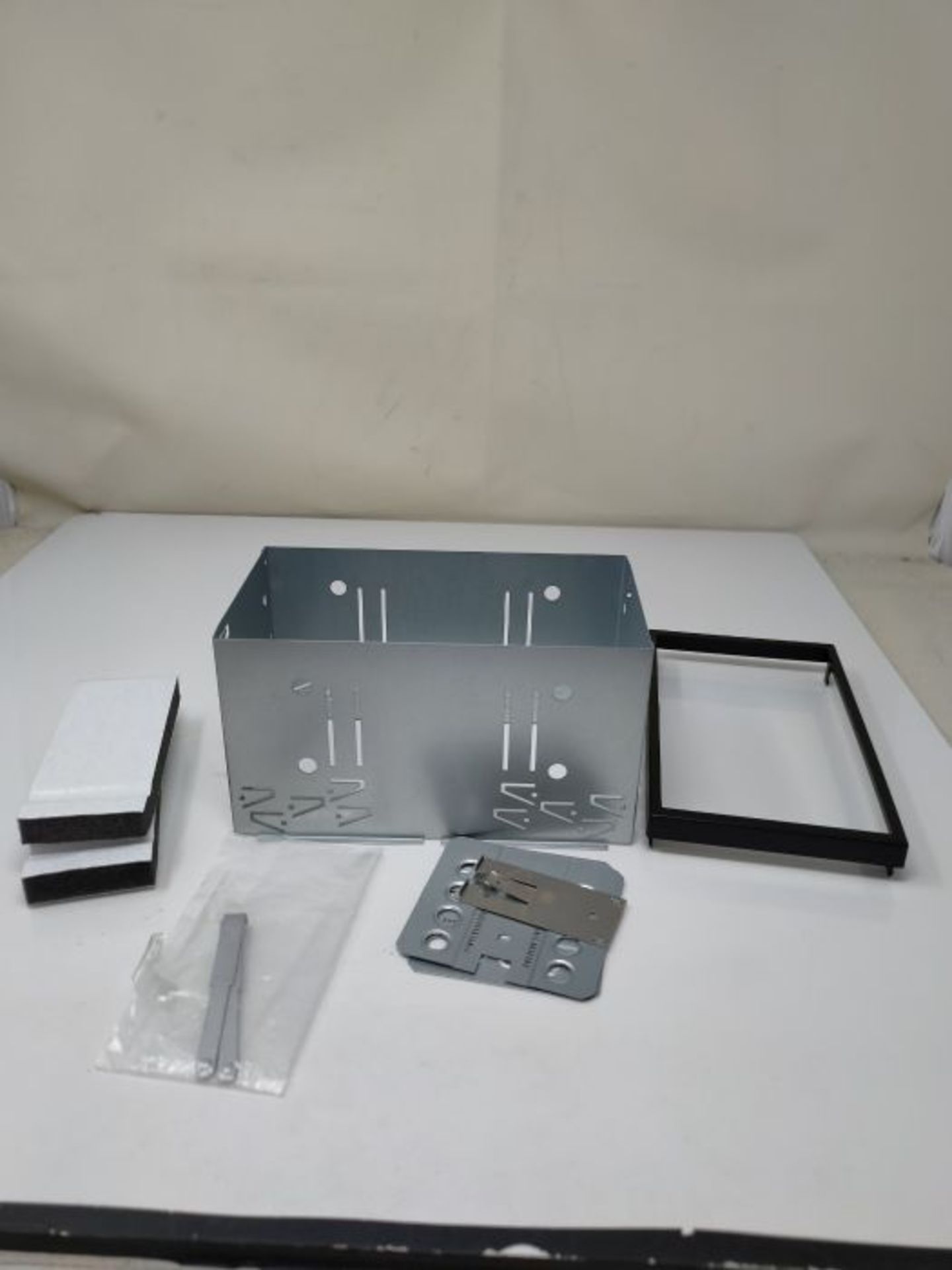 magideal 1 2DIN KIT METAL FASCIA Mounting Cage Dash Kit Car Radio DVD Installation - Image 2 of 2