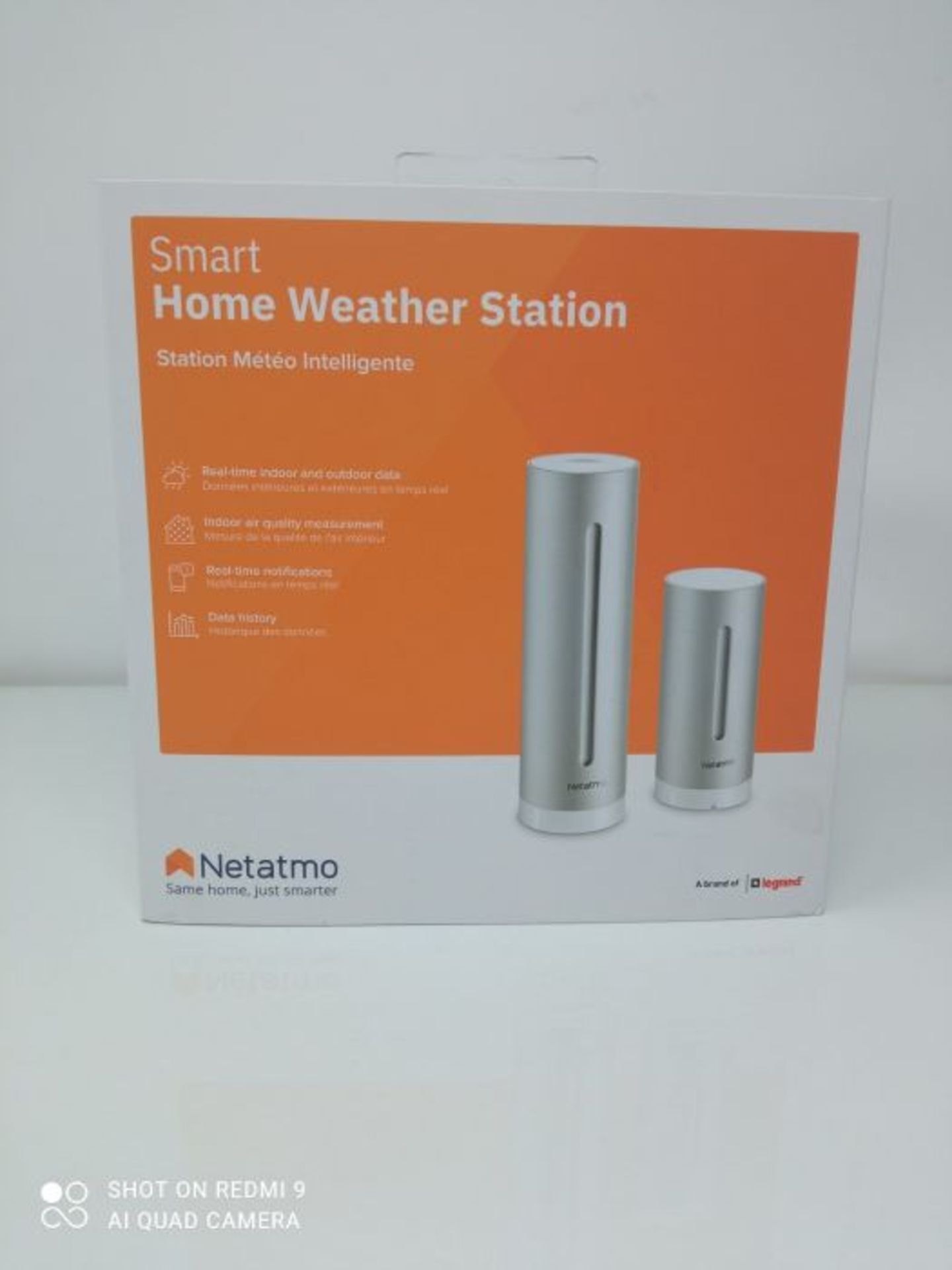 RRP £143.00 Netatmo Smarte Wetterstation - WLAN, Funk, Innen- und AuÃxensensor, Wettervorhersage