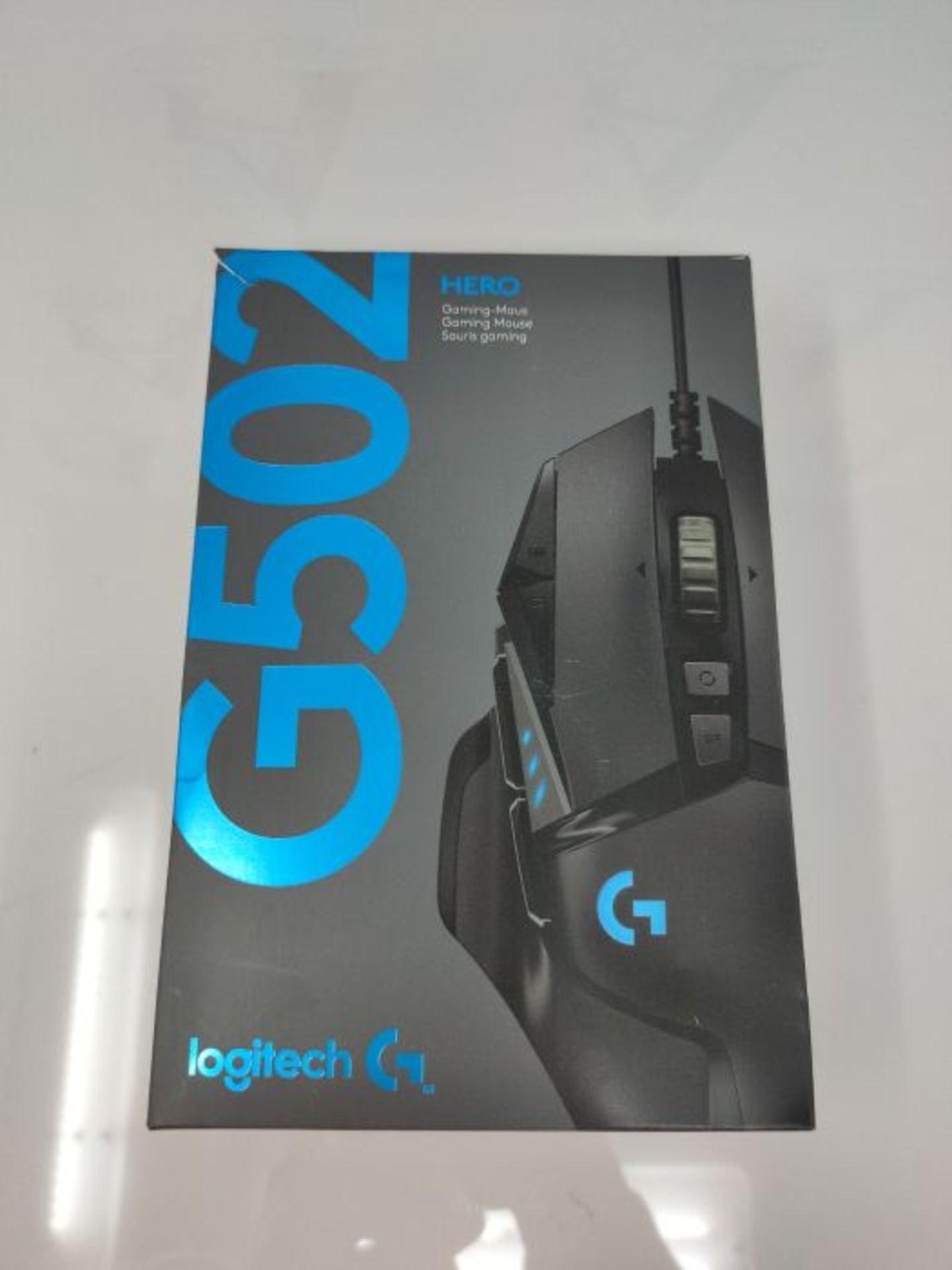 Logitech G502 HERO High Performance Wired Gaming Mouse, HERO 25K Sensor, 25,600 DPI, R - Image 2 of 3