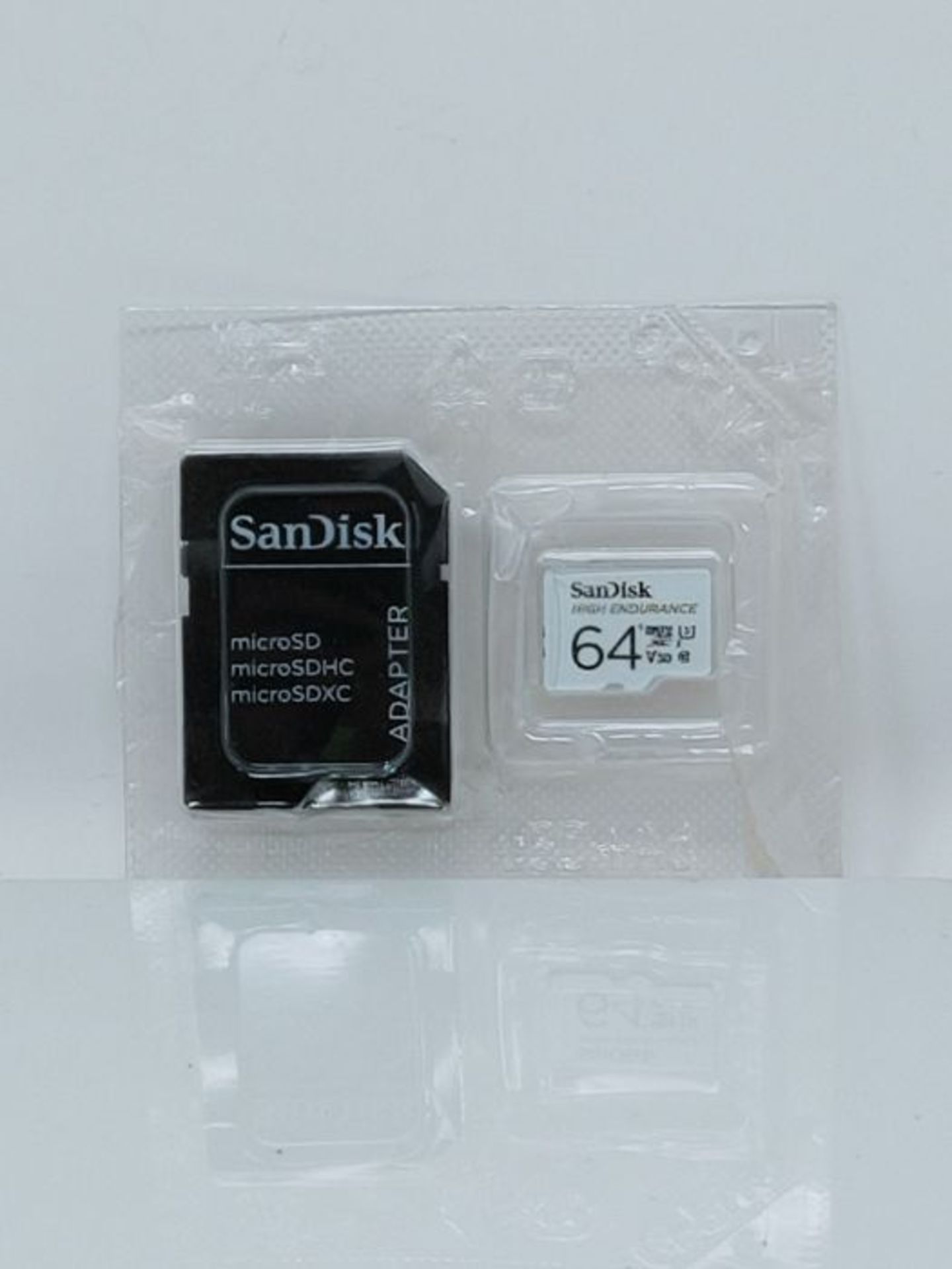 SanDisk HIGH ENDURANCE Video Monitoring for Dashcams & Home Monitoring 64 GB microSDXC - Image 2 of 3