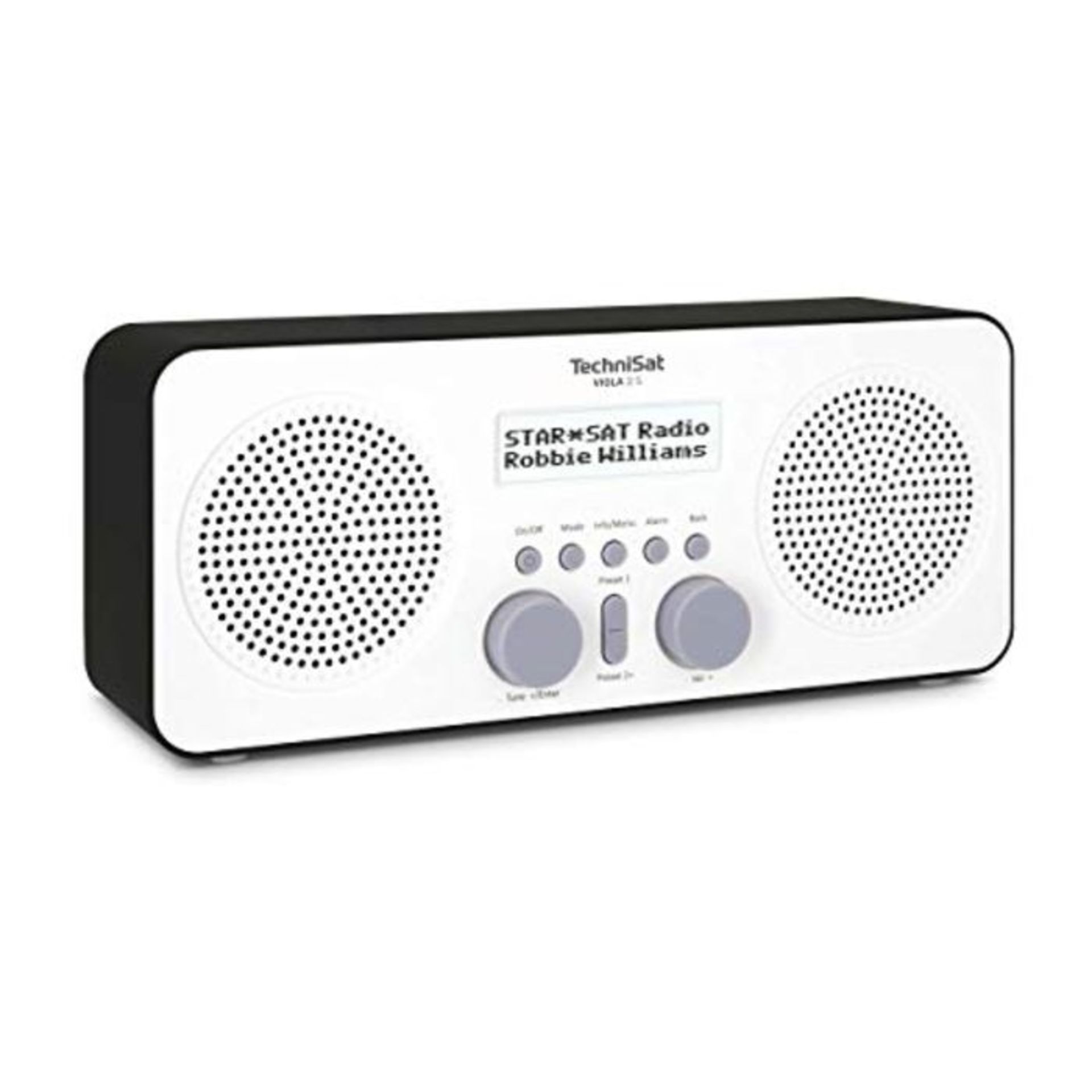 TechniSat VIOLA 2 S - tragbares DAB Radio (DAB+, UKW, Wecker, Stereo Lautsprecher, Kop