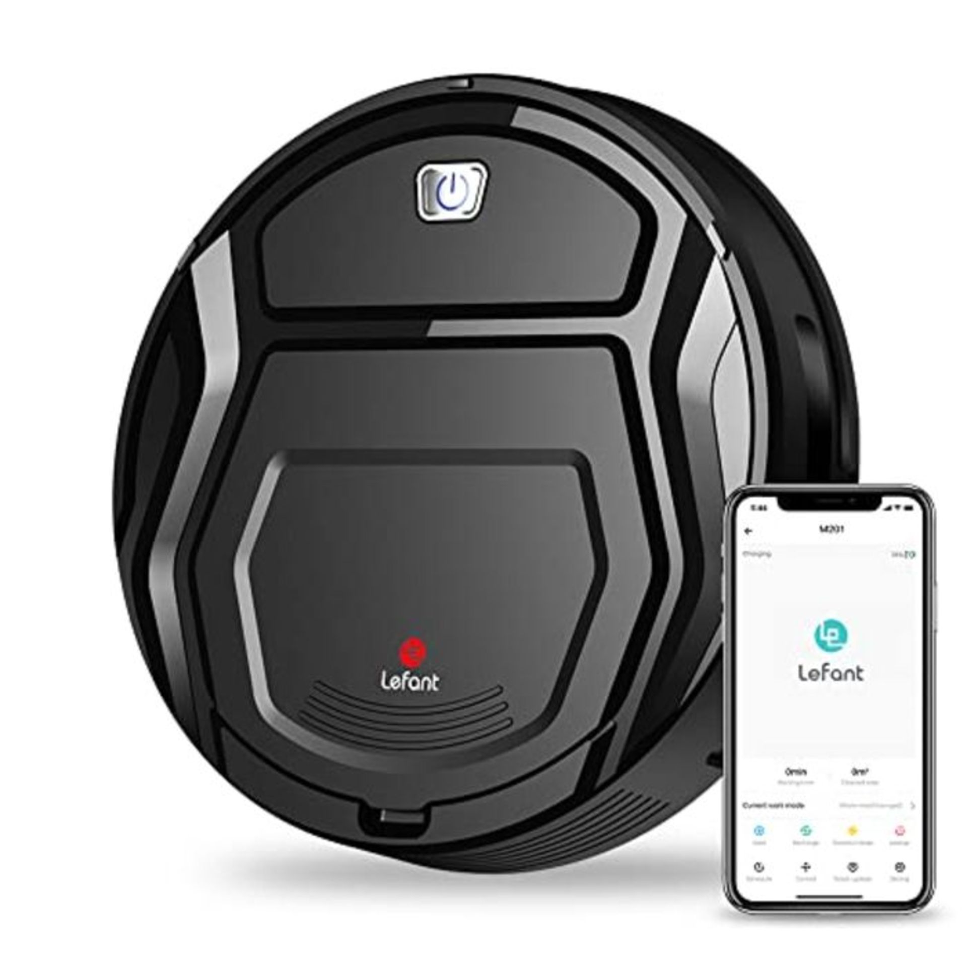 RRP £136.00 Lefant Robot Vacuum Cleaner, Auto Robotic Vacuumms, Upgraded 6D Collision Sensor, 1800