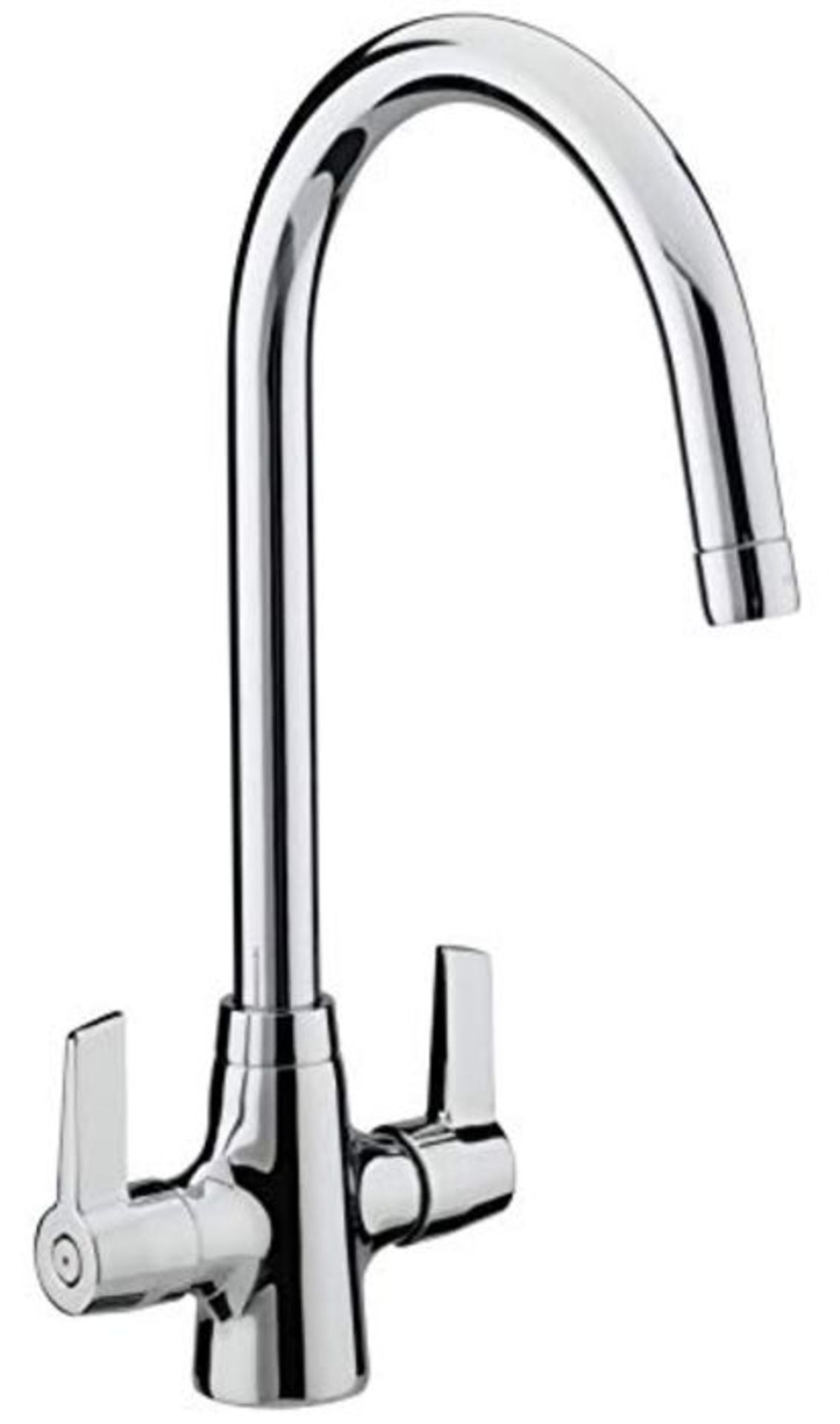 RRP £90.00 Bristan Echo Easy Fit Kitchen Sink Lever Handles Tall Swivel Spout Mixer Tap Faucet Ch