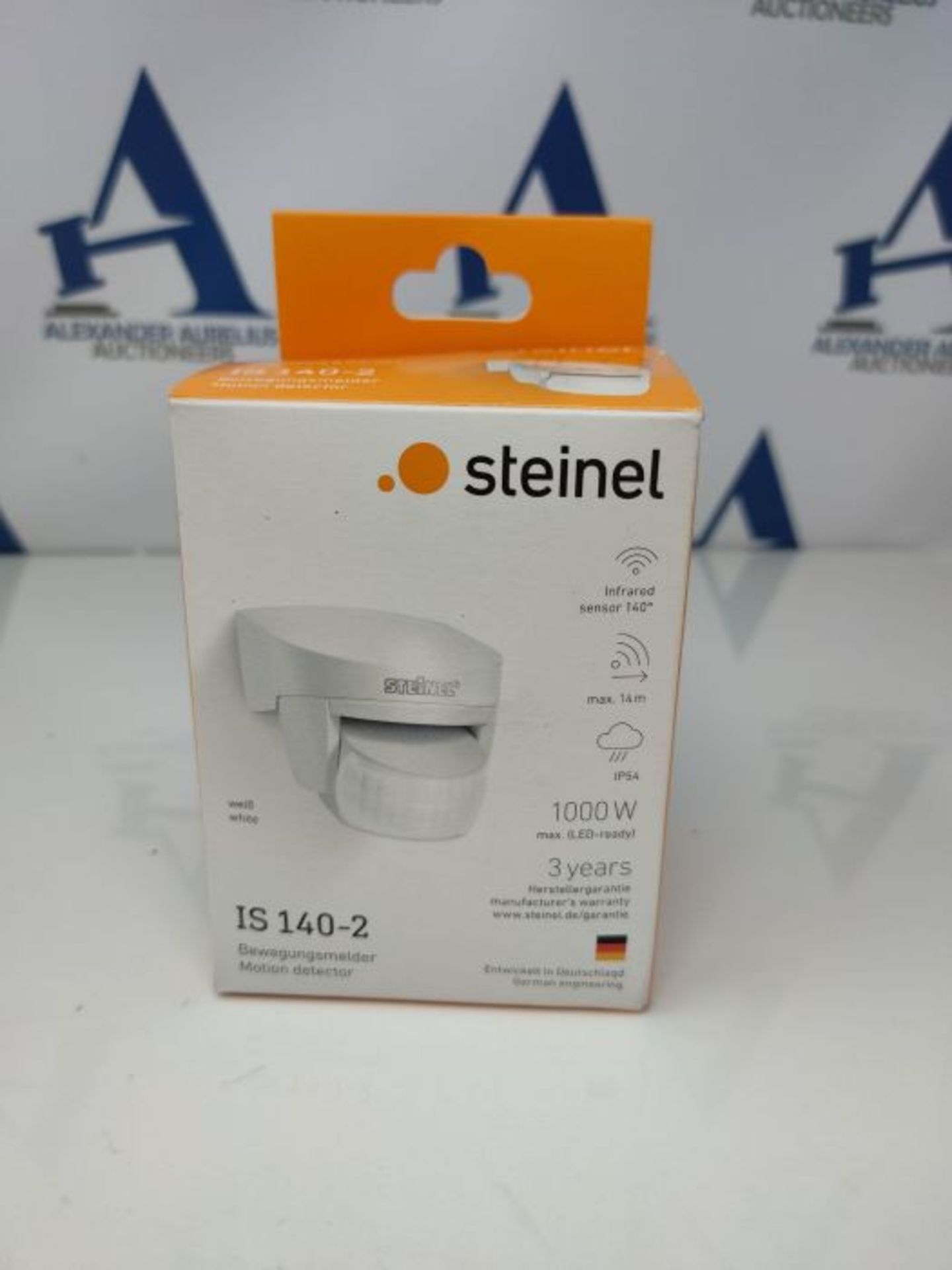 Steinel Motion Sensor IS 140-2 White, 140° Infrared Movement Detector, 14m Range, Swi - Image 2 of 3